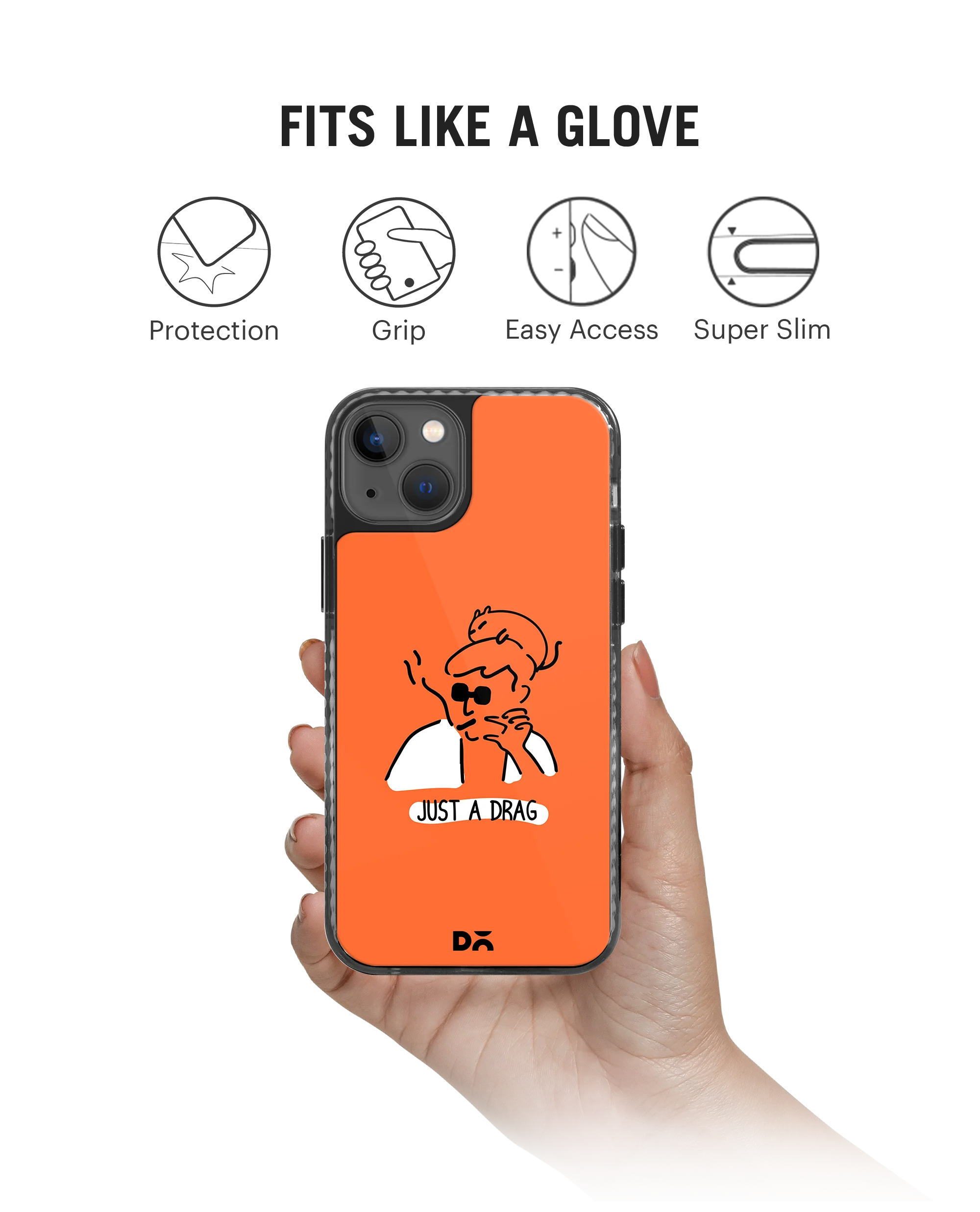 DailyObjects Just A Drag Stride 2.0 Phone Case Cover For iPhone 15 Plus - Image 2