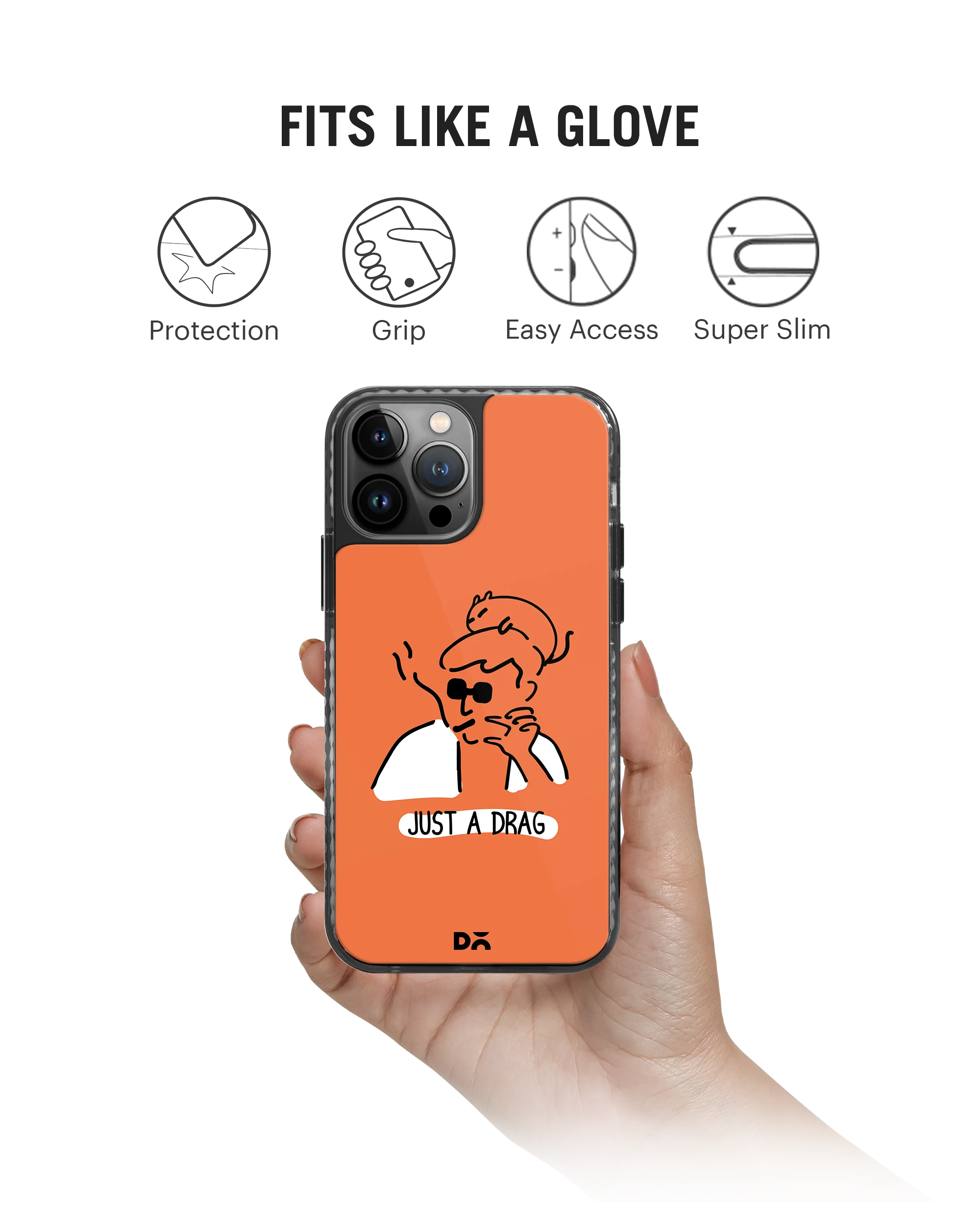 DailyObjects Just A Drag Stride 2.0 Phone Case Cover For iPhone 15 Pro - Image 2