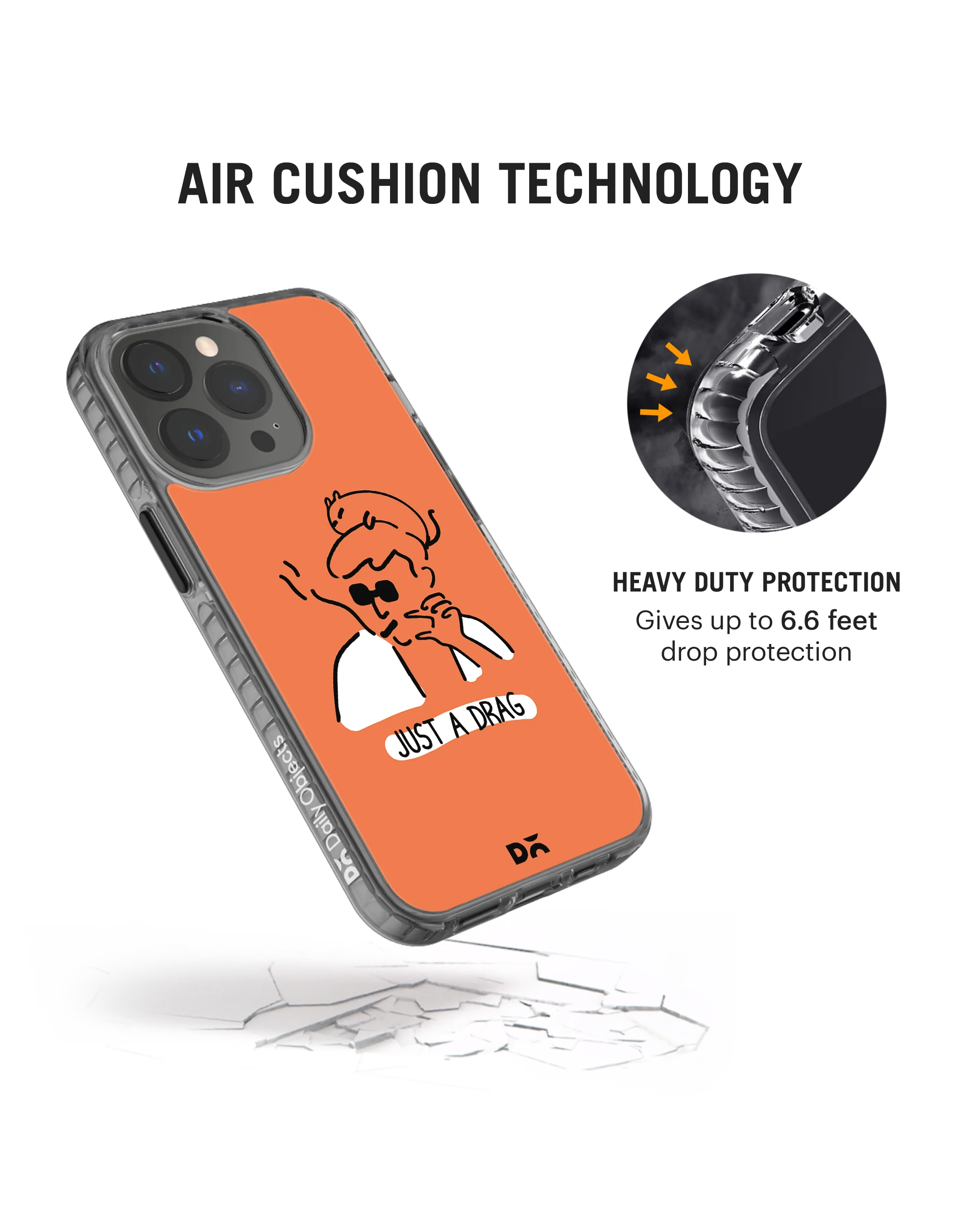 DailyObjects Just A Drag Stride 2.0 Phone Case Cover For iPhone 15 Pro Max - Image 5