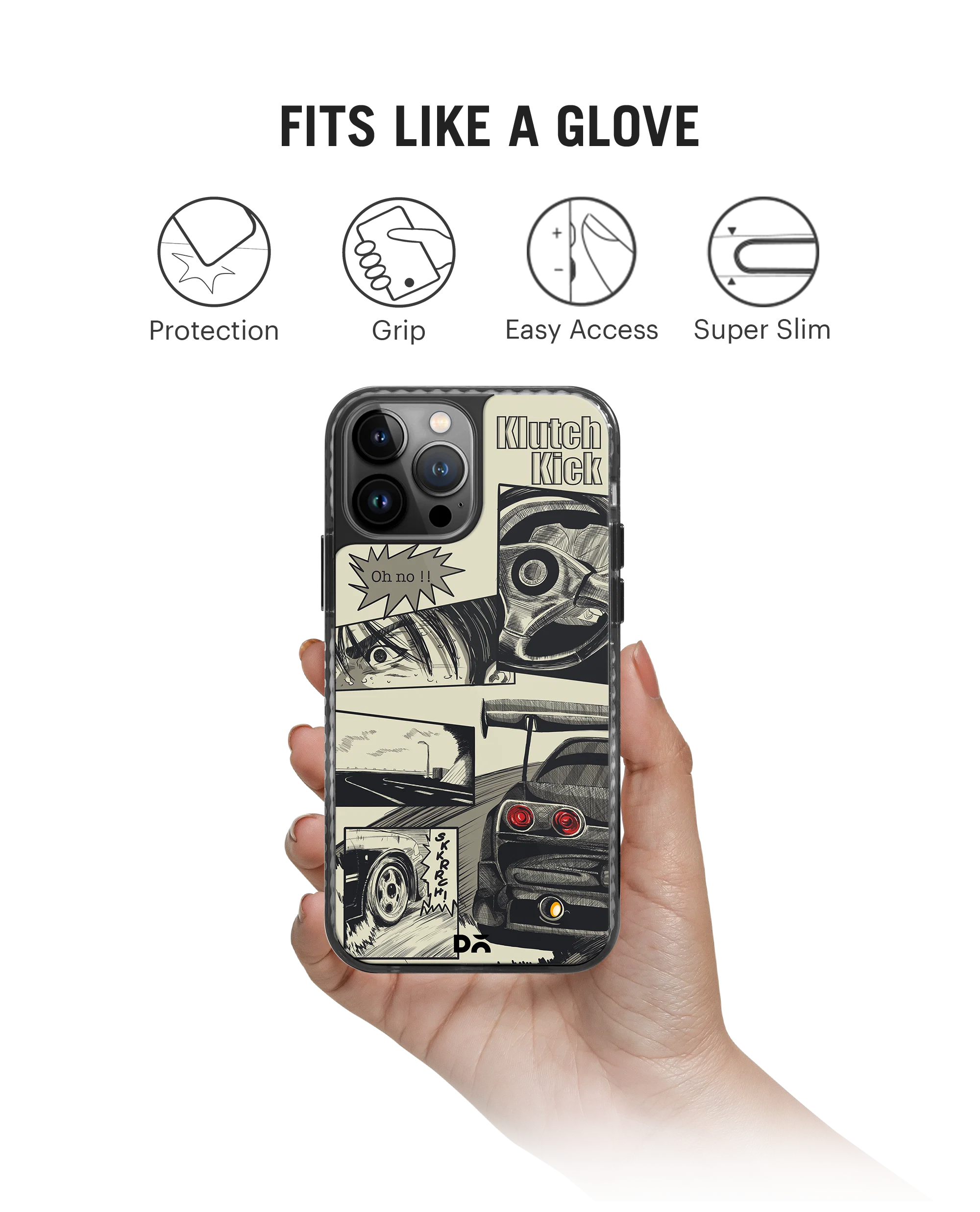 DailyObjects K3 The Drift Saga Stride 2.0 Phone Case Cover For iPhone 14 Pro - Image 2