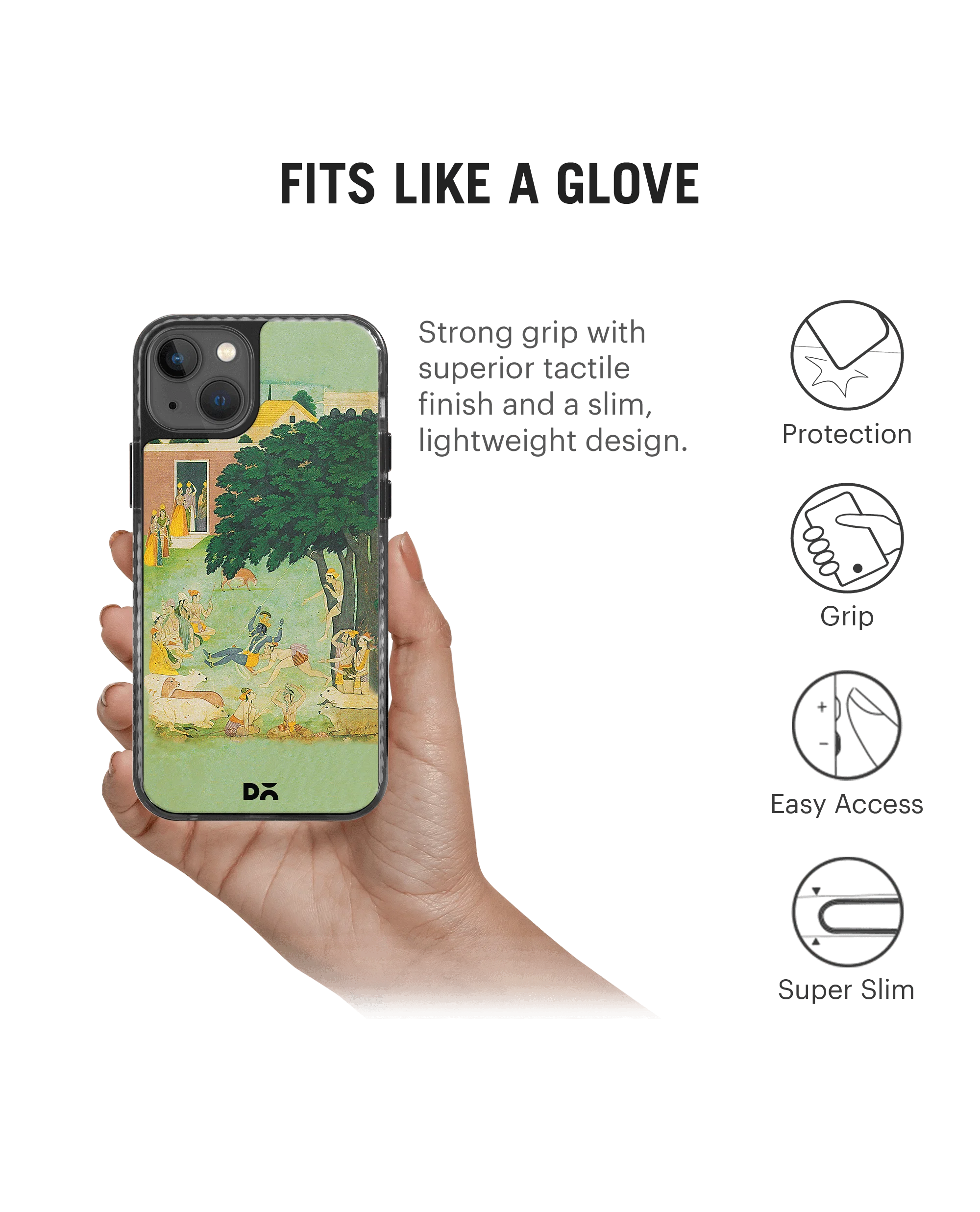 DailyObjects Krishan Swing Friends Stride 2.0 Phone Case Cover For iPhone 14 - Image 5