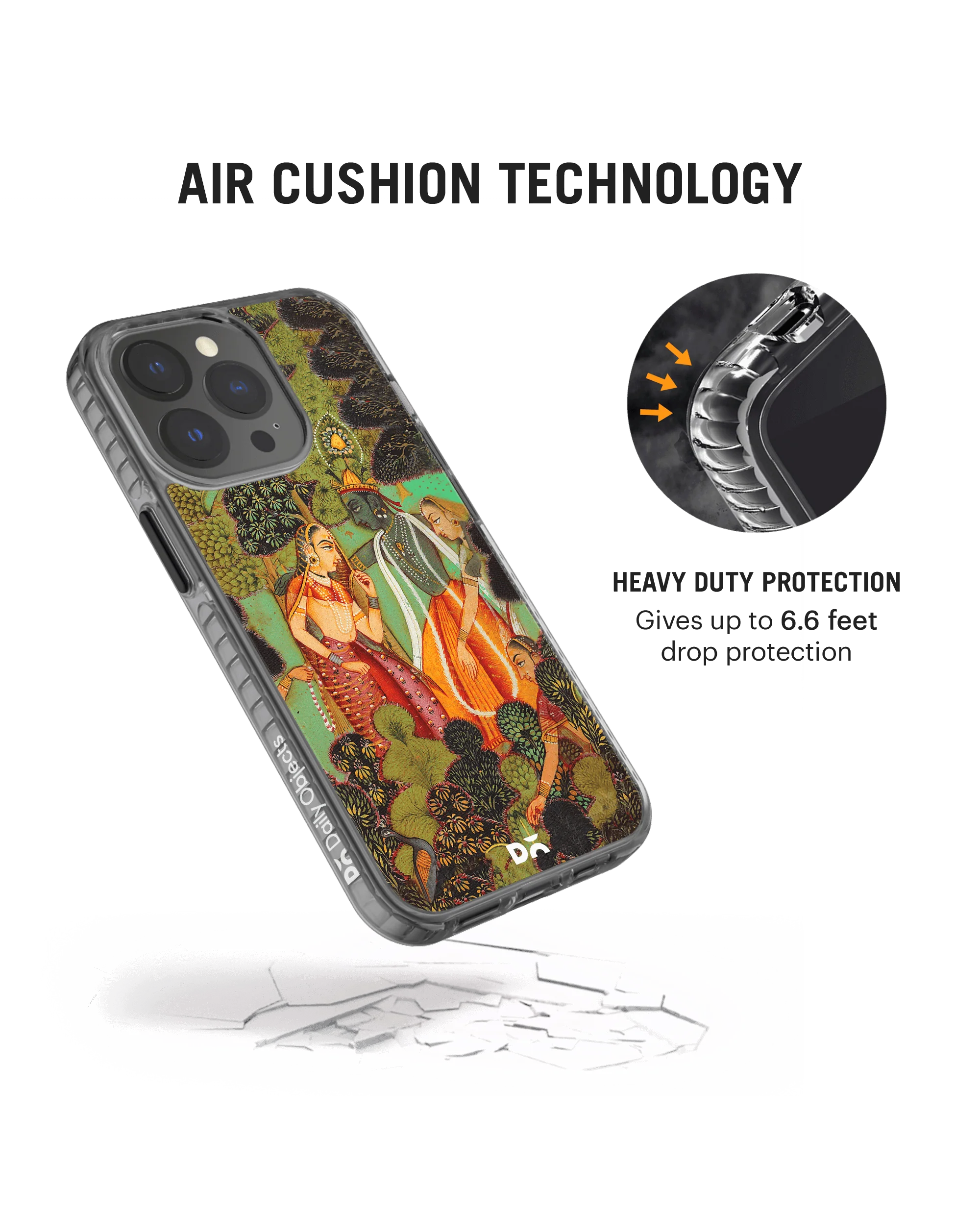 DailyObjects Krishna Stride 2.0 Case Cover For iPhone 13 Pro - Image 4