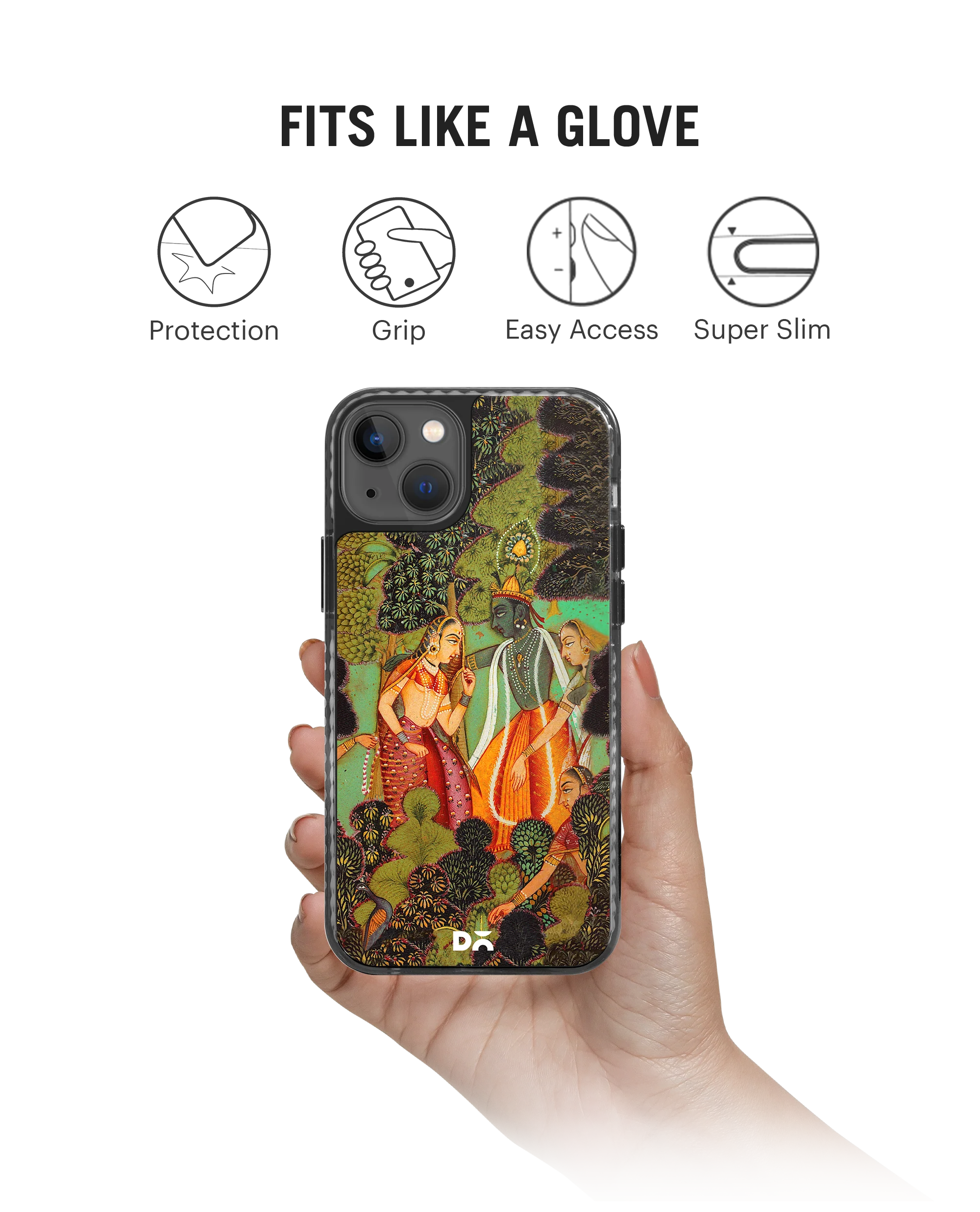 DailyObjects Krishna Stride 2.0 Phone Case Cover For iPhone 15 Plus - Image 2