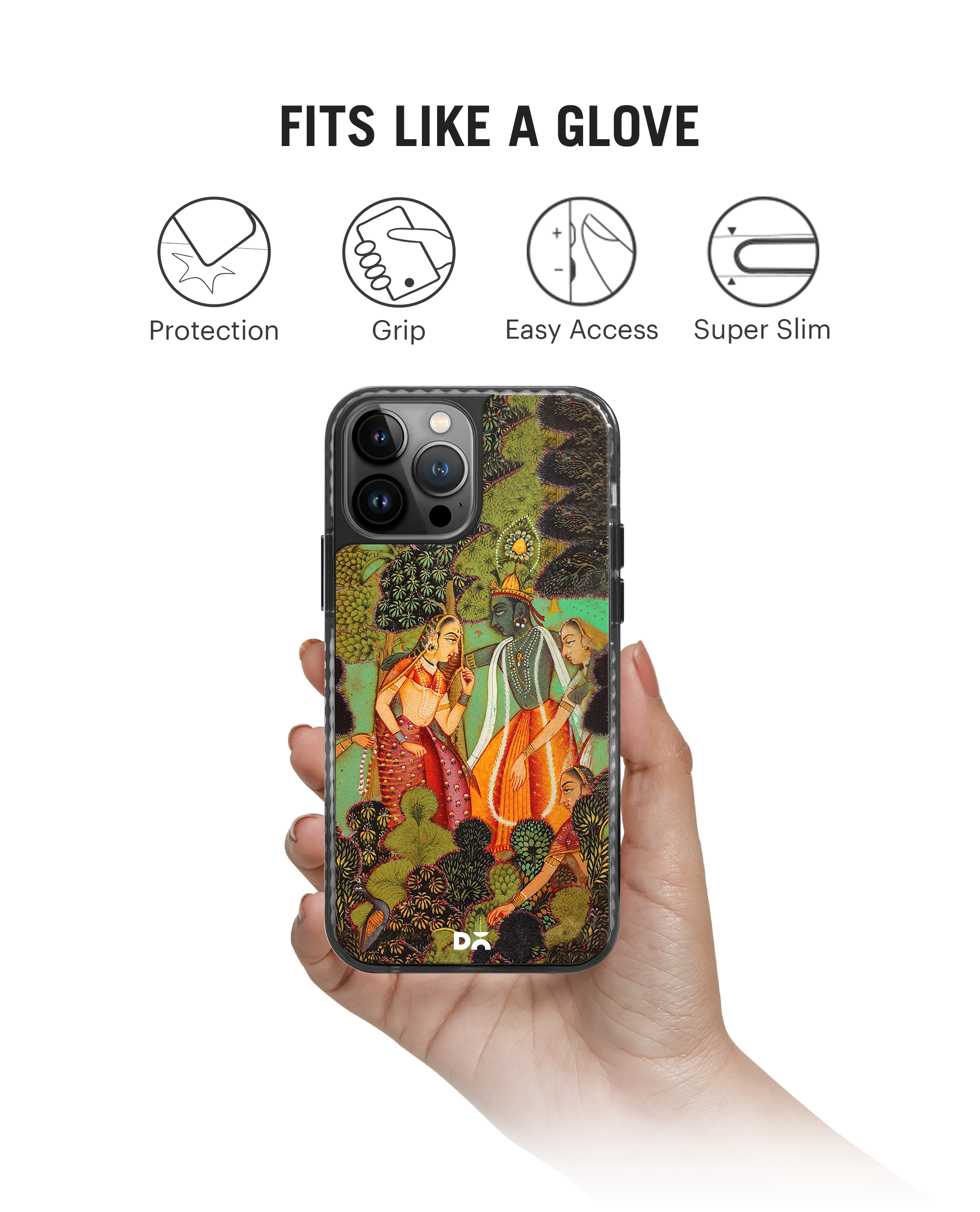 DailyObjects Krishna Stride 2.0 Phone Case Cover For iPhone 15 Pro Max - Image 2
