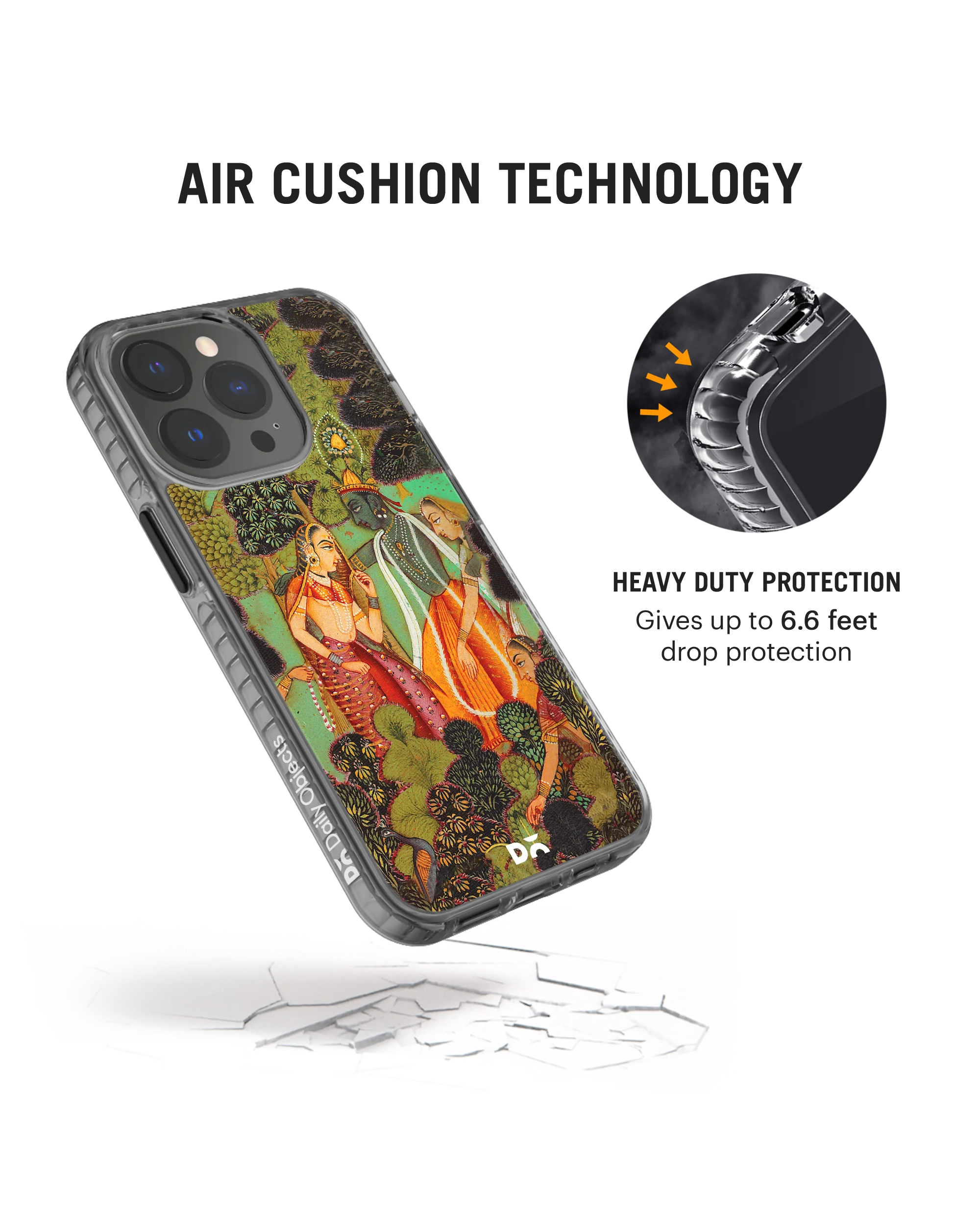 DailyObjects Krishna Stride 2.0 Phone Case Cover For iPhone 15 Pro Max - Image 5
