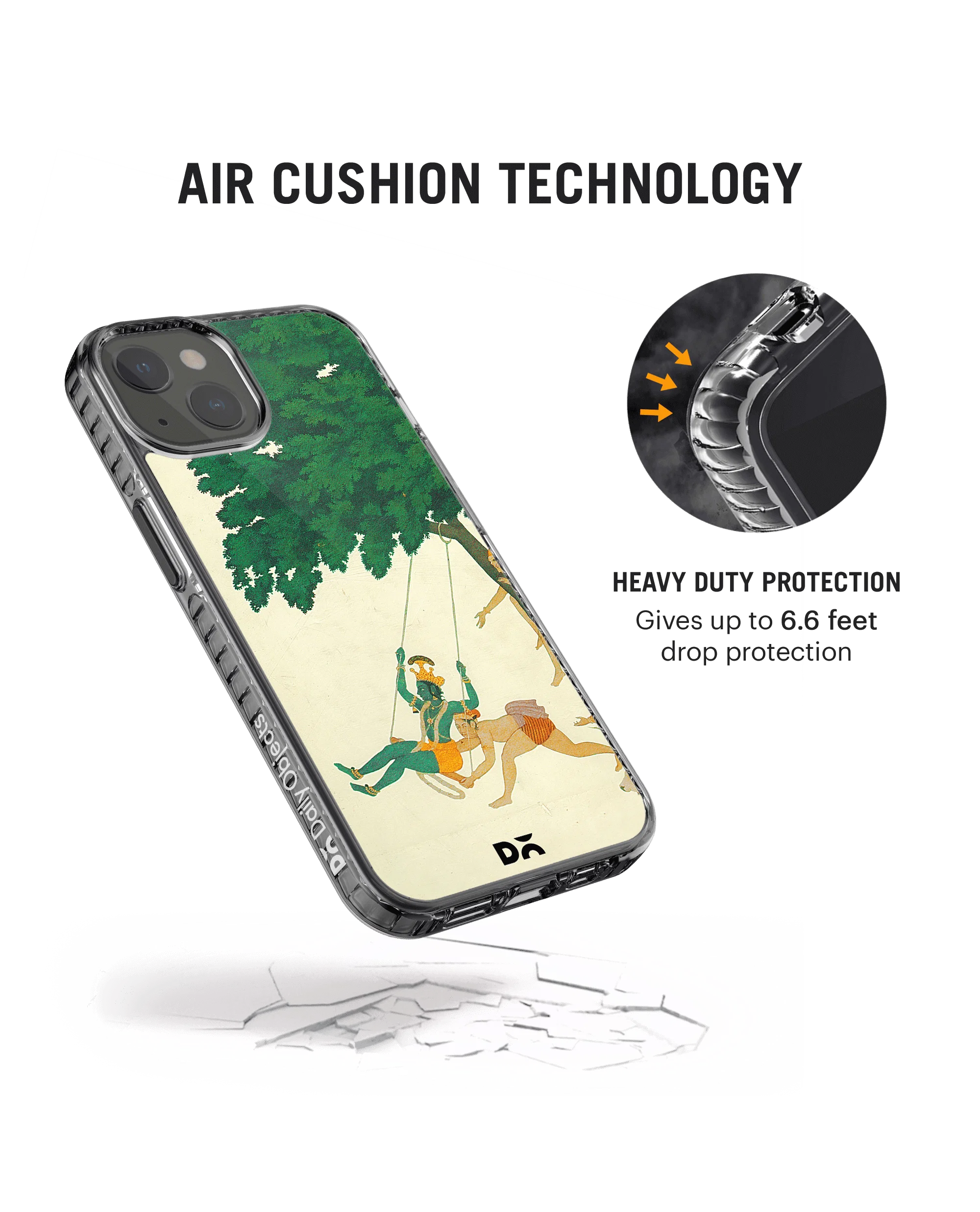 DailyObjects Krishna Swings Stride 2.0 Phone Case Cover For iPhone 14 - Image 2