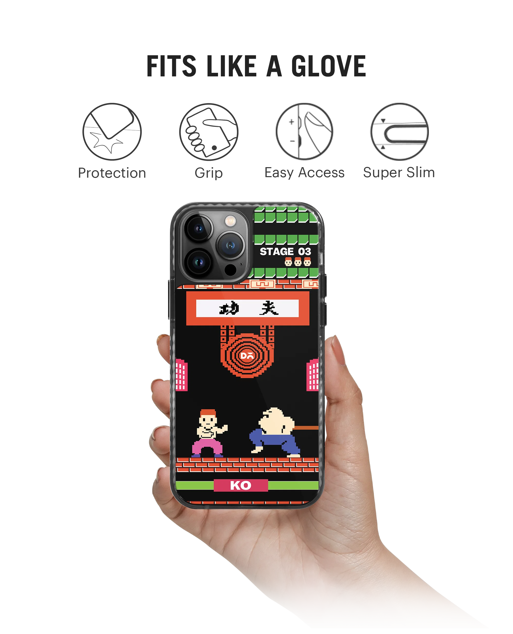 DailyObjects Kung Fu Klash Stride 2.0 Case Cover For iPhone 13 Pro Max - Image 2