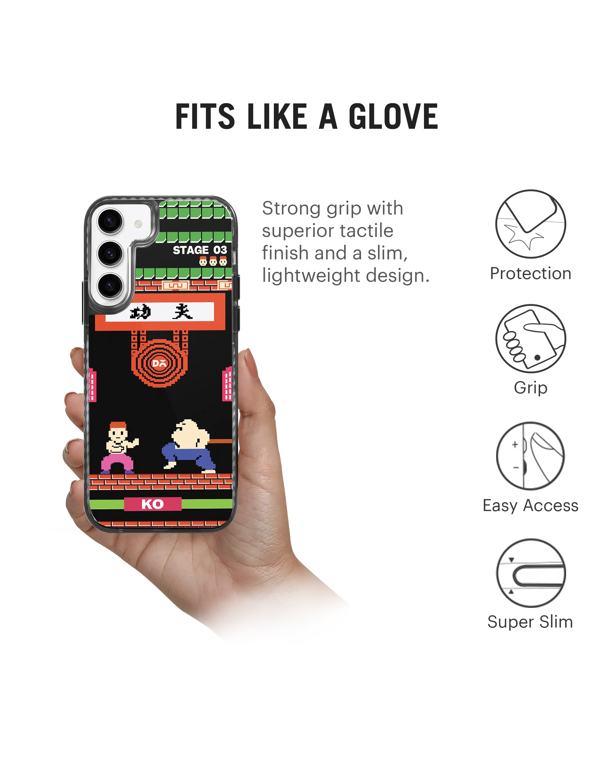 DailyObjects Kung Fu Klash Stride 2.0 Case Cover For Samsung Galaxy S23 Plus - Image 5
