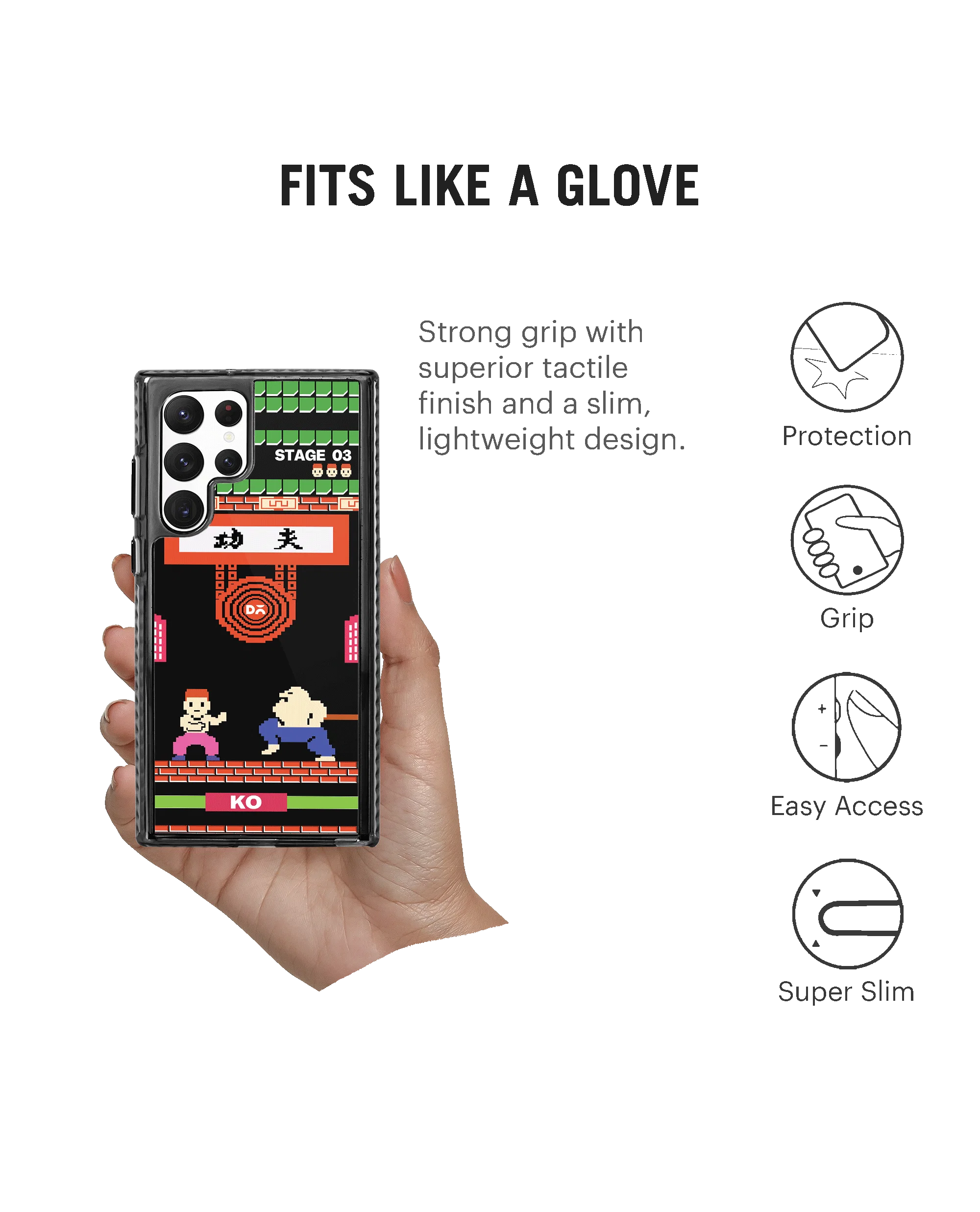 DailyObjects Kung Fu Klash Stride 2.0 Case Cover For Samsung Galaxy S23 Ultra - Image 5