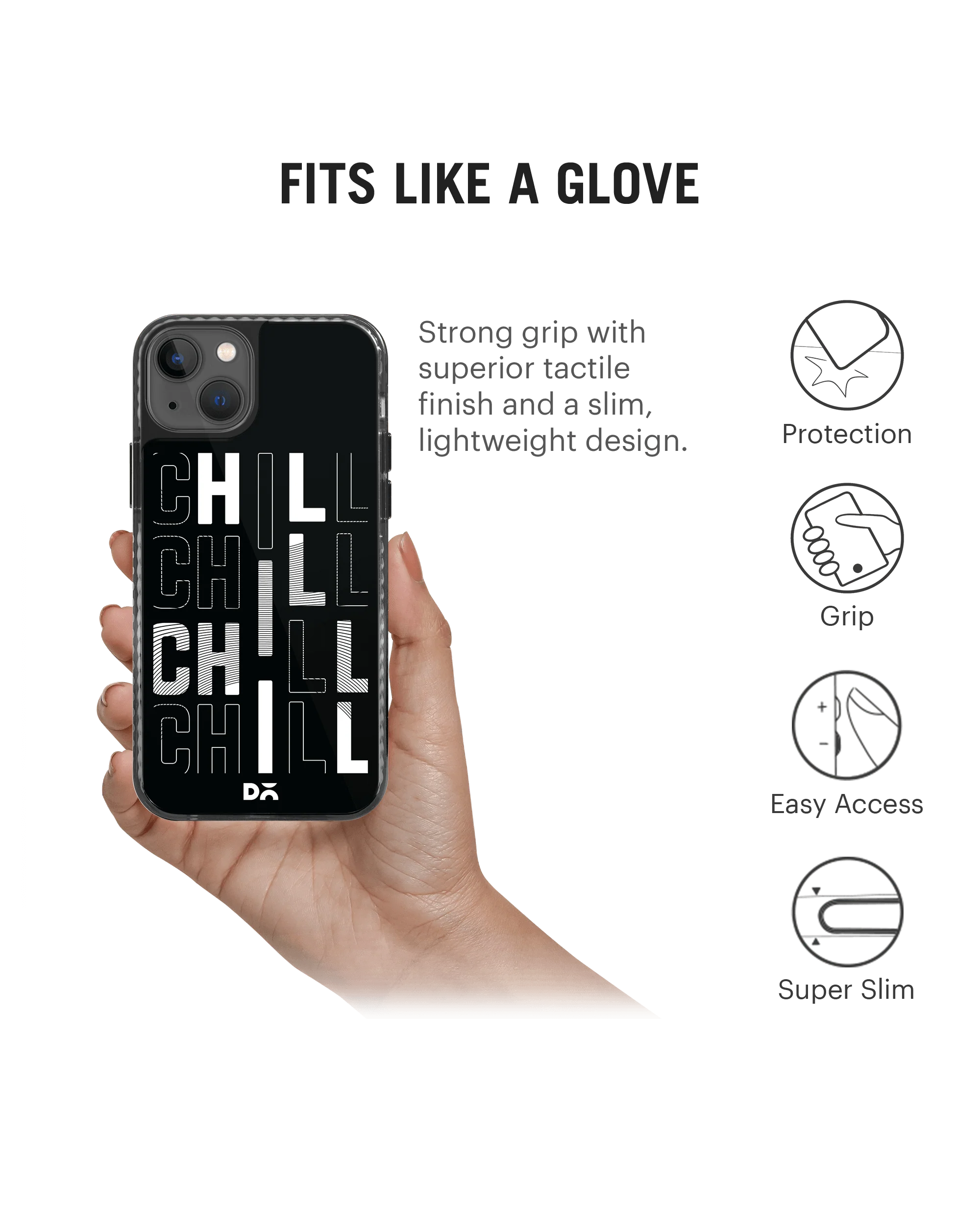DailyObjects Lets Chill Stride 2.0 Case Cover For iPhone 13 - Image 5