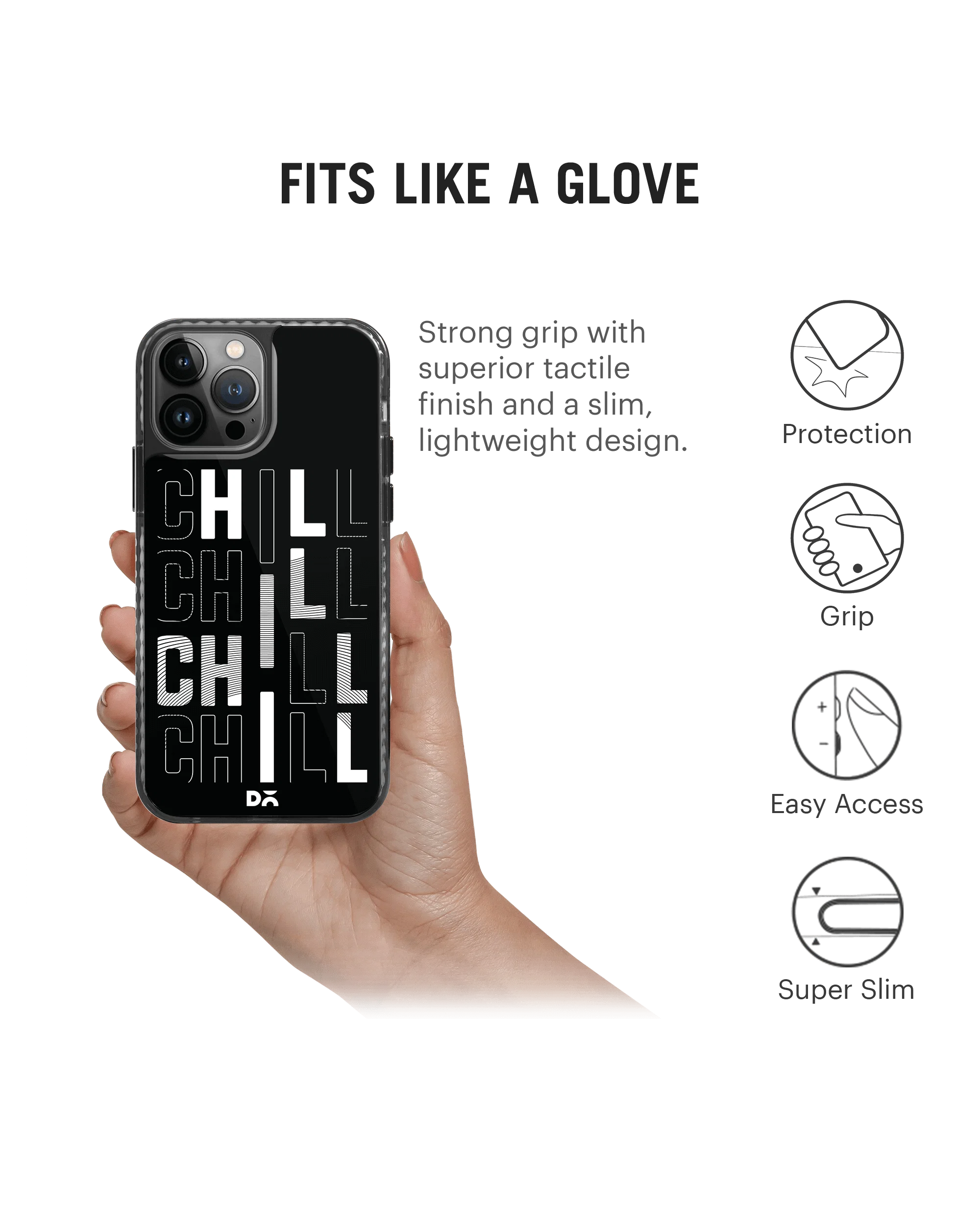 DailyObjects Lets Chill Stride 2.0 Phone Case Cover For iPhone 14 Pro - Image 2