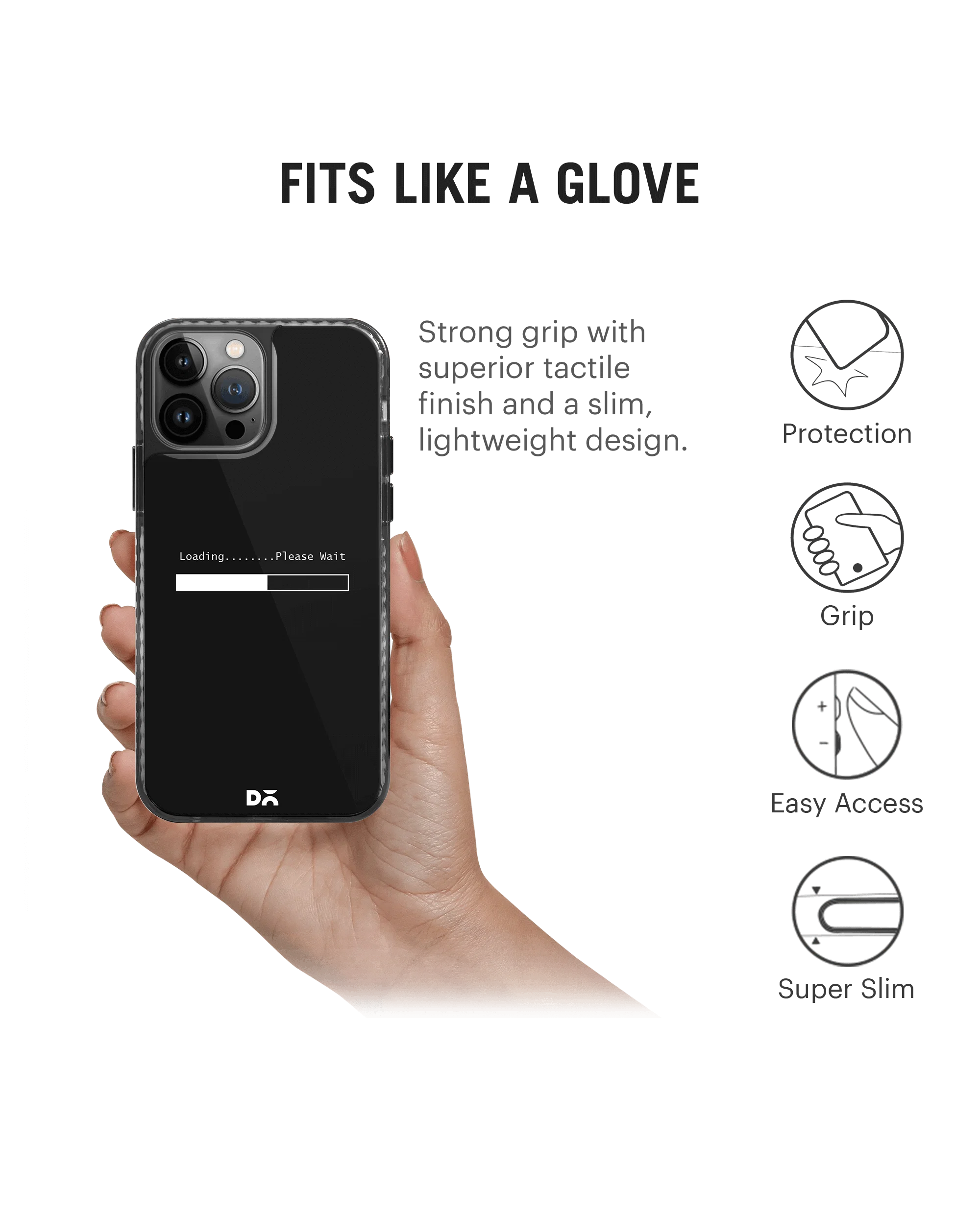 DailyObjects Loading Dialog Stride 2.0 Phone Case Cover For iPhone 14 Pro - Image 2