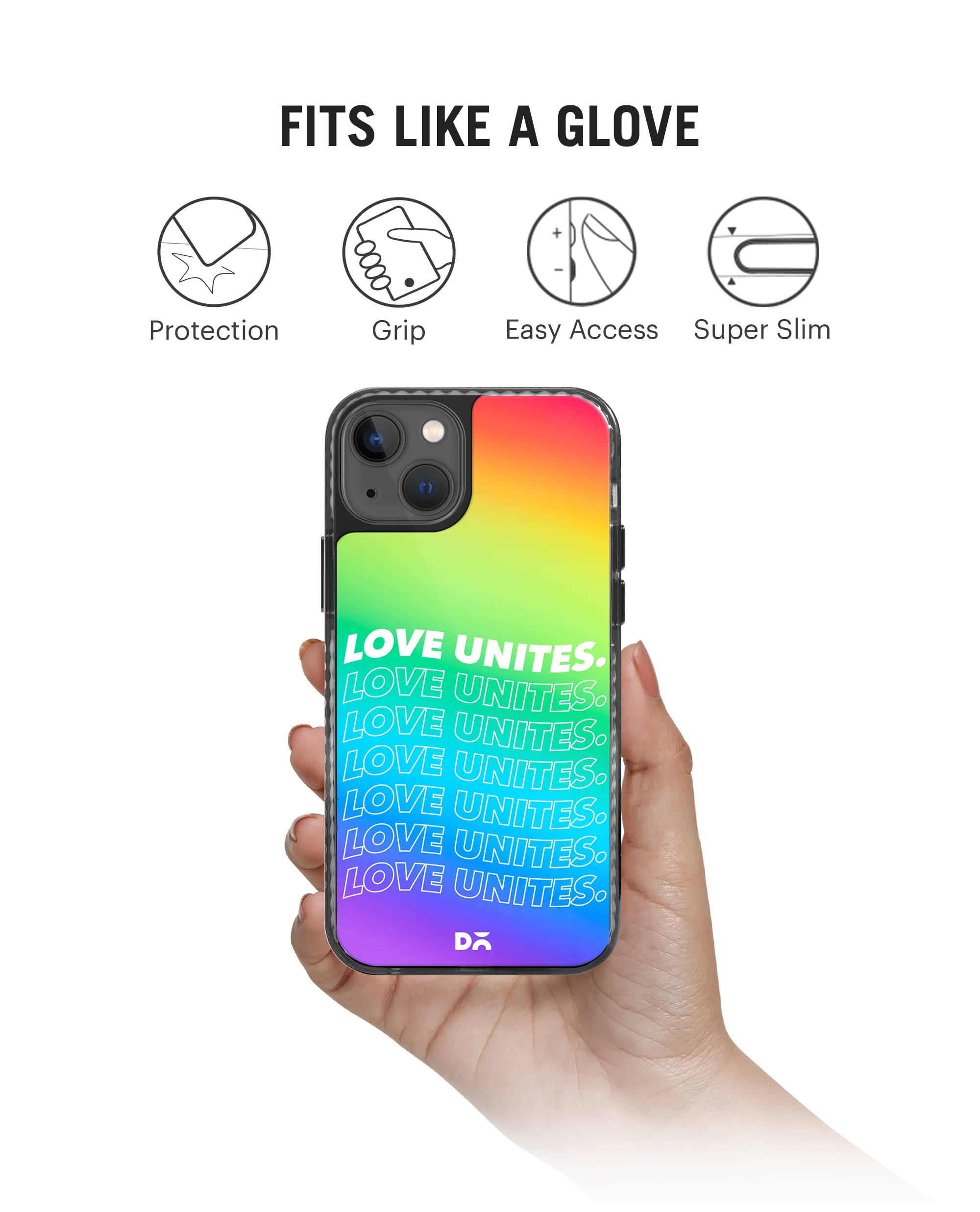 DailyObjects Love Unites Stride 2.0 Phone Case Cover For iPhone 15 - Image 2
