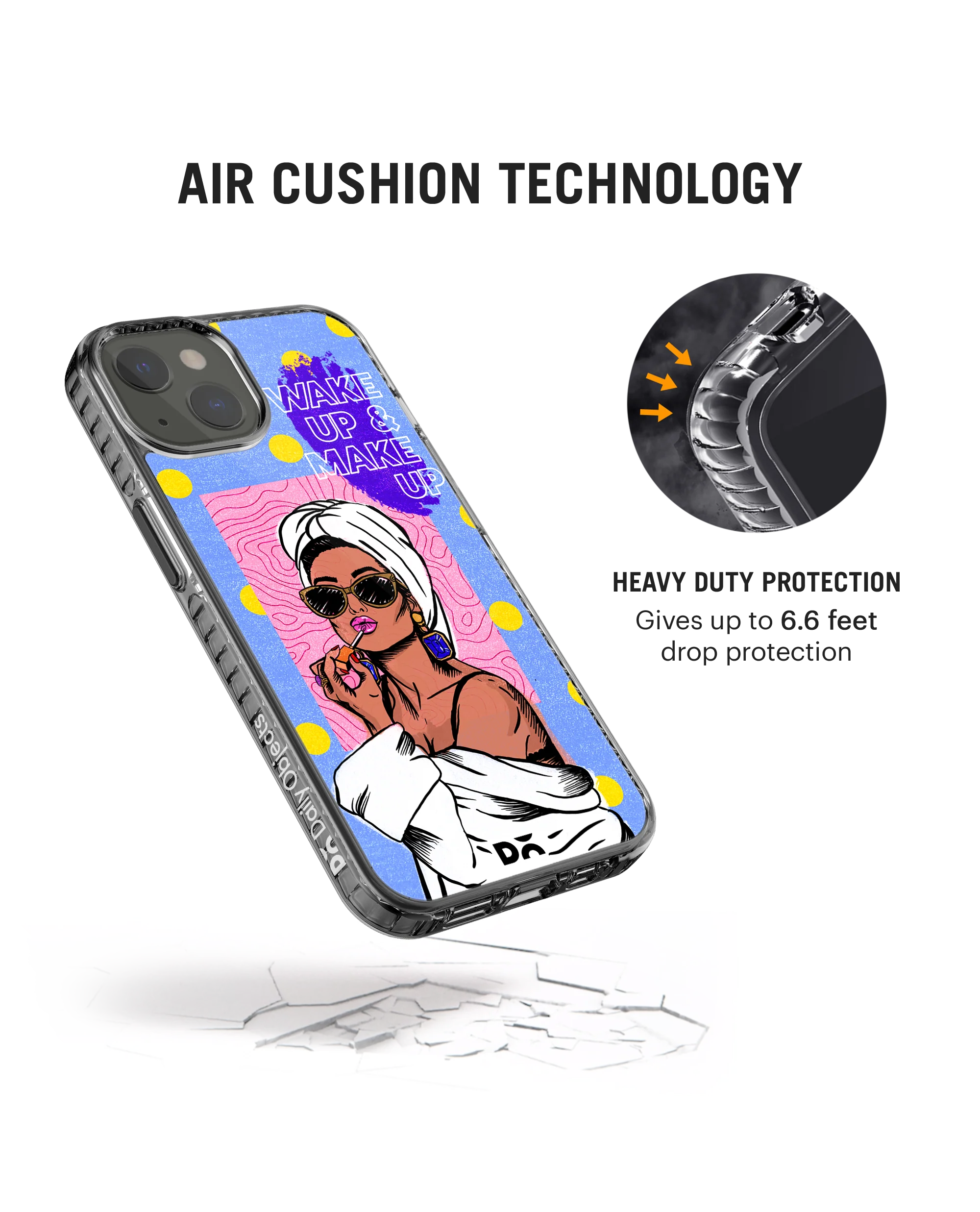 DailyObjects MakeUp Ritual Stride 2.0 Phone Case Cover For iPhone 15 Plus - Image 6