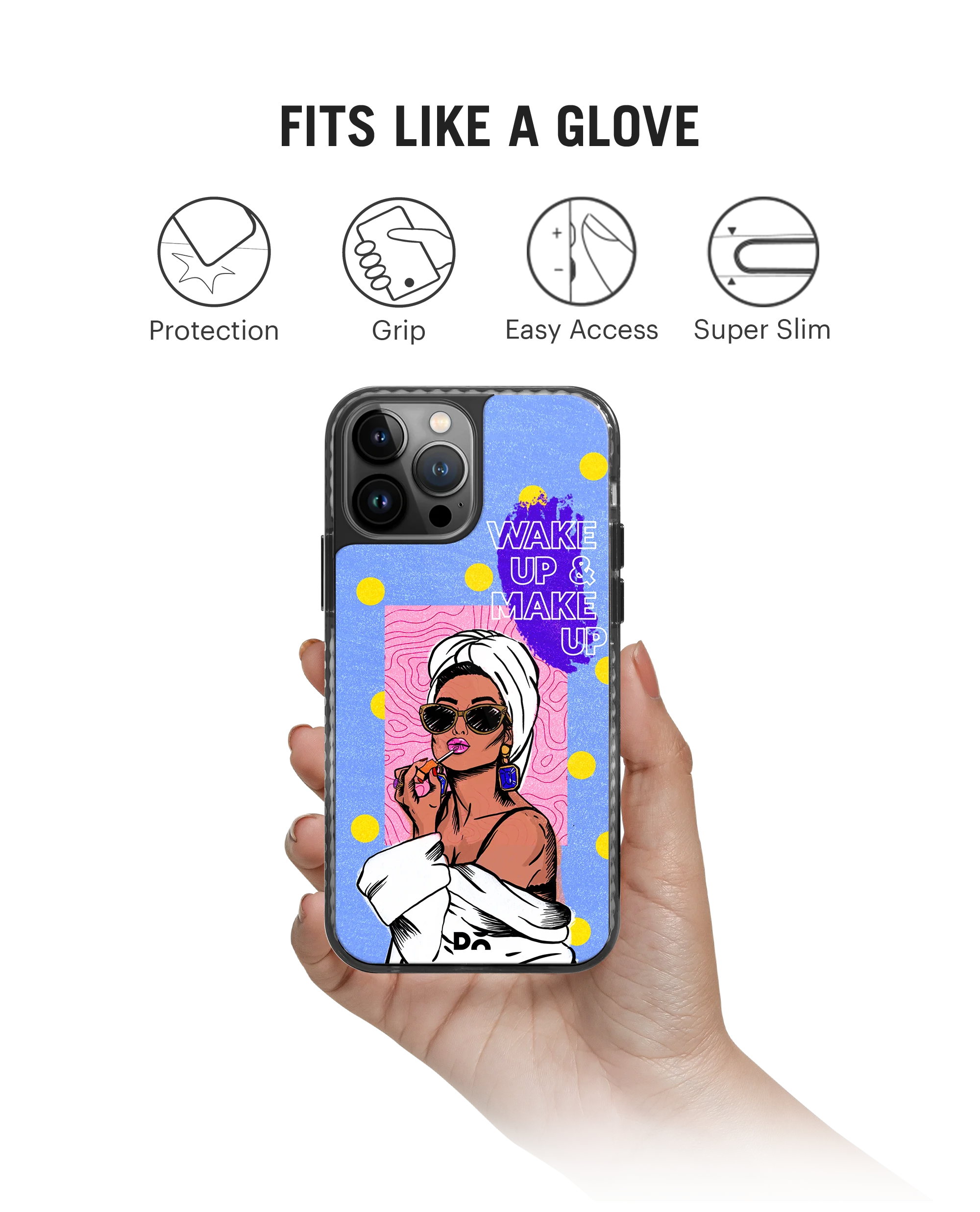 DailyObjects MakeUp Ritual Stride 2.0 Phone Case Cover For iPhone 15 Pro - Image 2