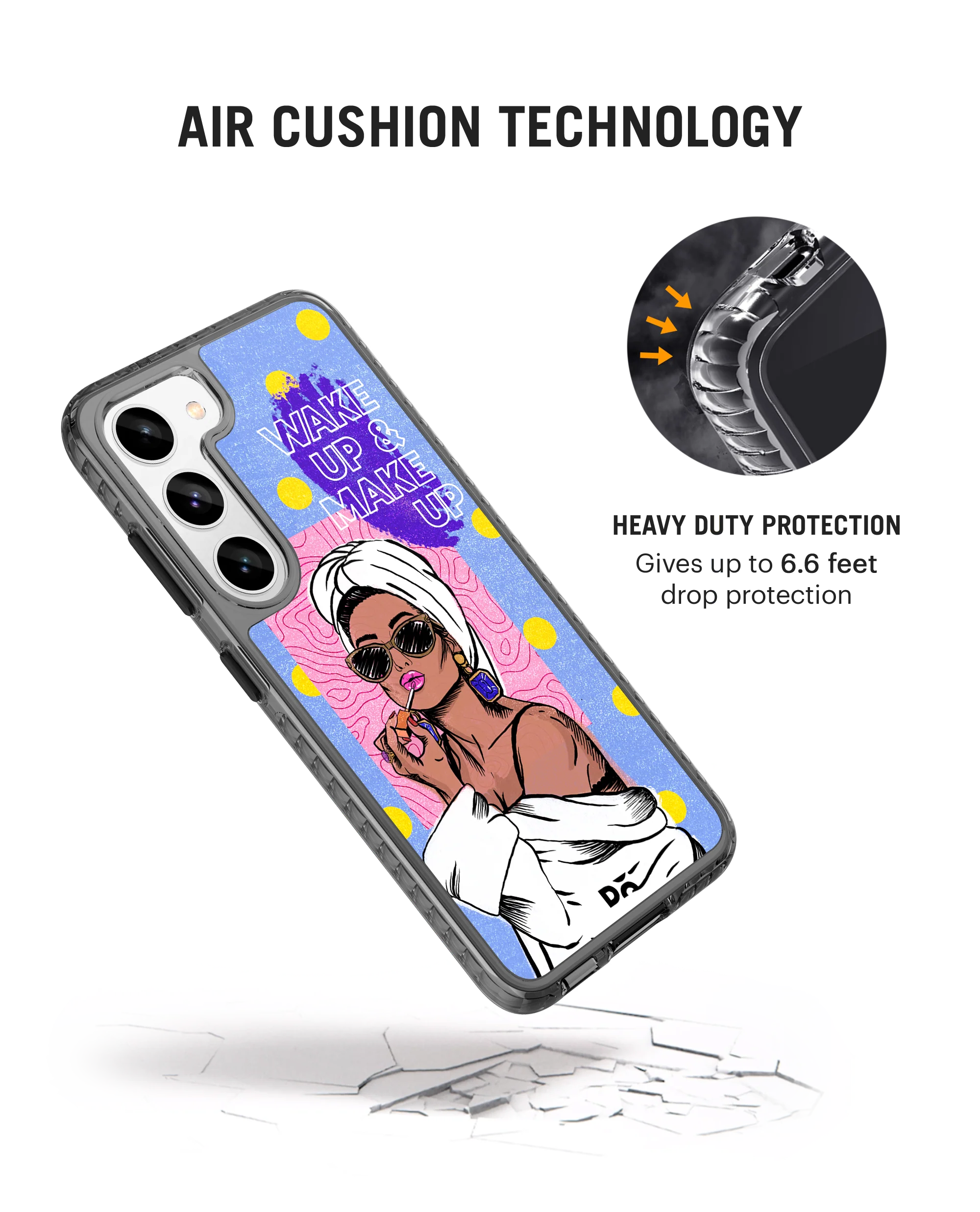 DailyObjects MakeUp Ritual Stride 2.0 Case Cover For Samsung Galaxy S23 Plus - Image 2
