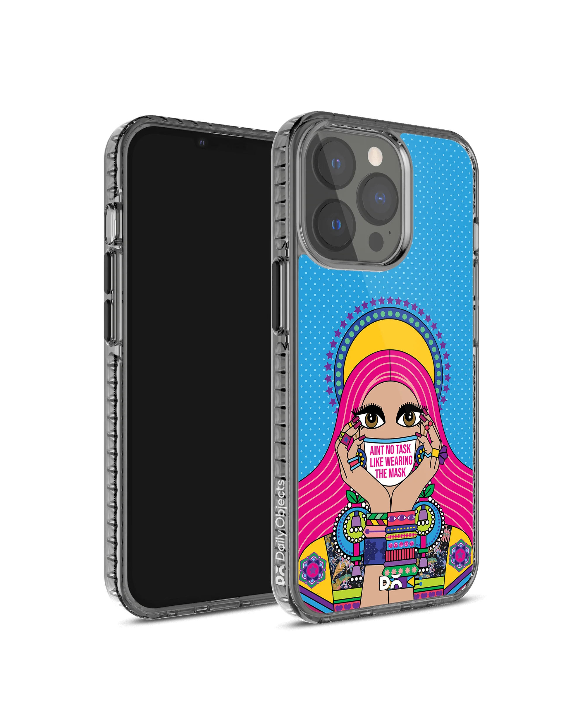 DailyObjects Mask-Up Millennial Stride 2.0 Case Cover For iPhone 13 Pro - Image 3