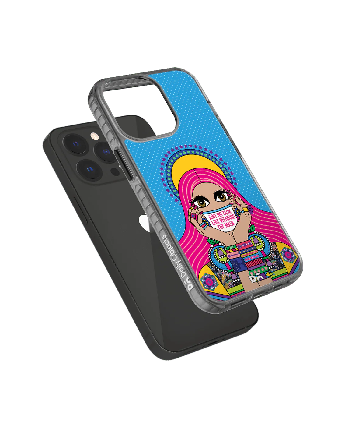 DailyObjects Mask-Up Millennial Stride 2.0 Case Cover For iPhone 13 Pro - Image 5