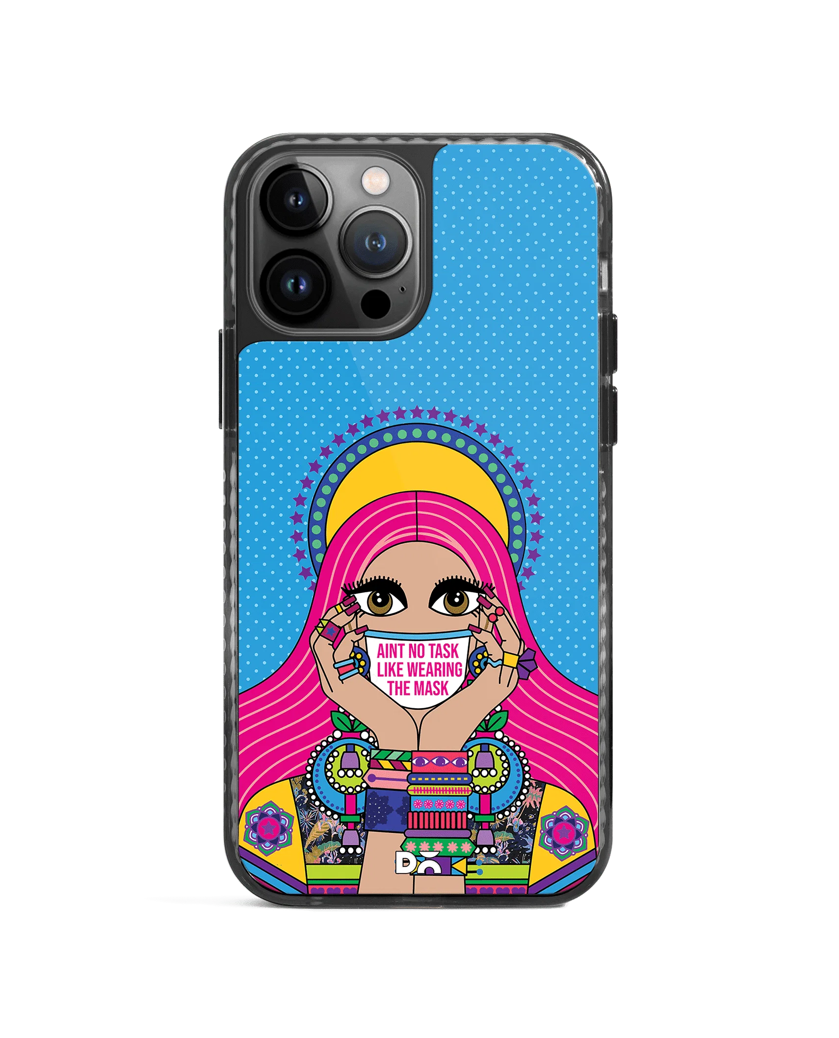 DailyObjects Mask-Up Millennial Stride 2.0 Phone Case Cover For iPhone 14 Pro Max