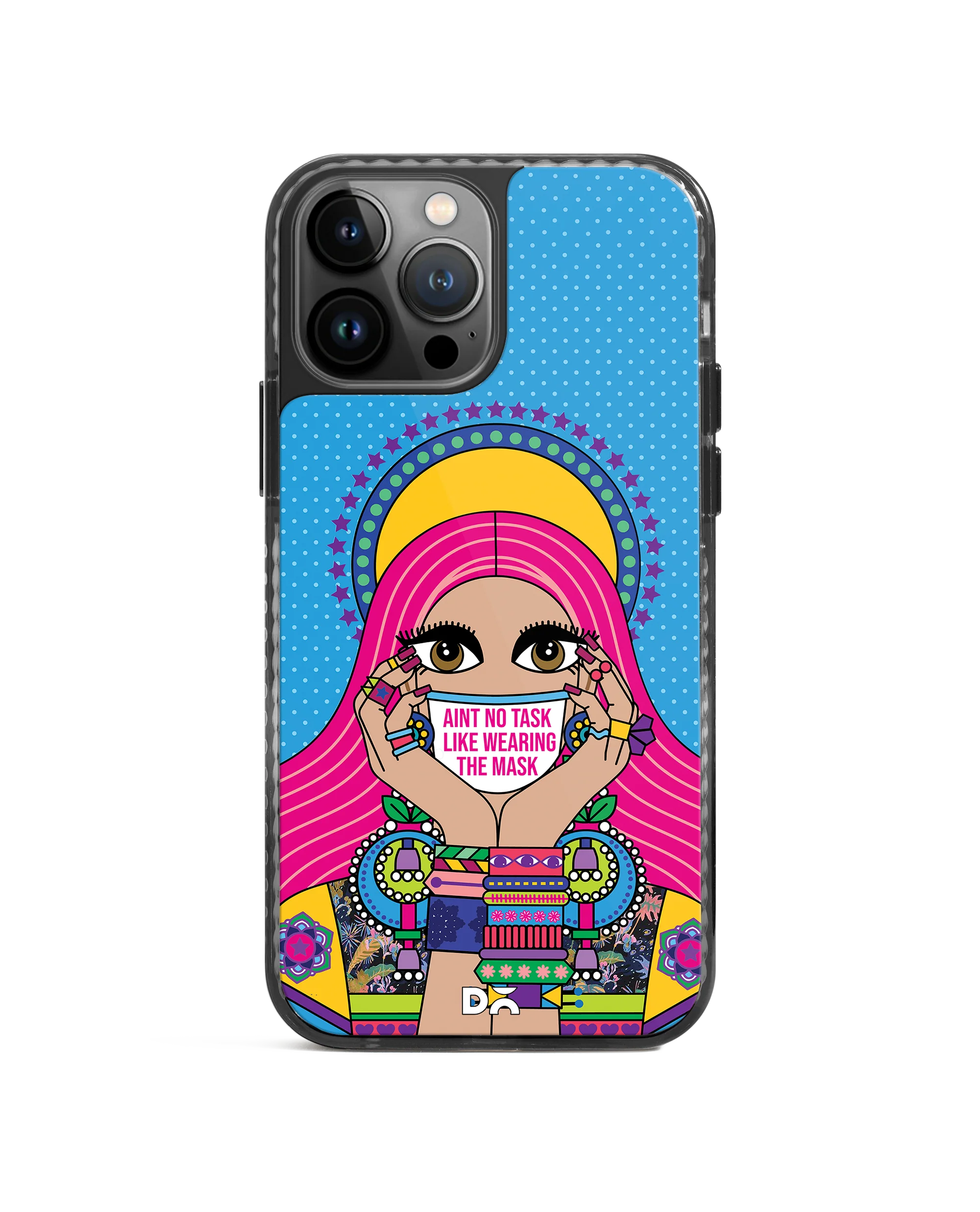 DailyObjects Mask-Up Millennial Stride 2.0 Phone Case Cover For iPhone 15 Pro