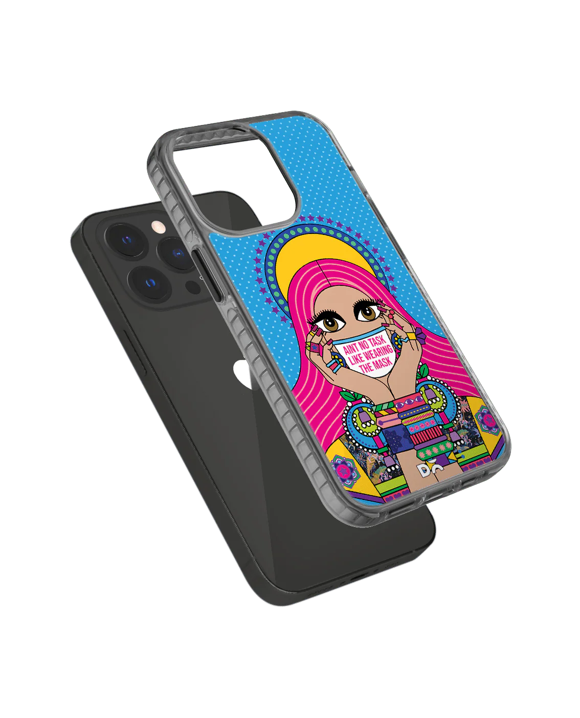 DailyObjects Mask-Up Millennial Stride 2.0 Phone Case Cover For iPhone 15 Pro - Image 6