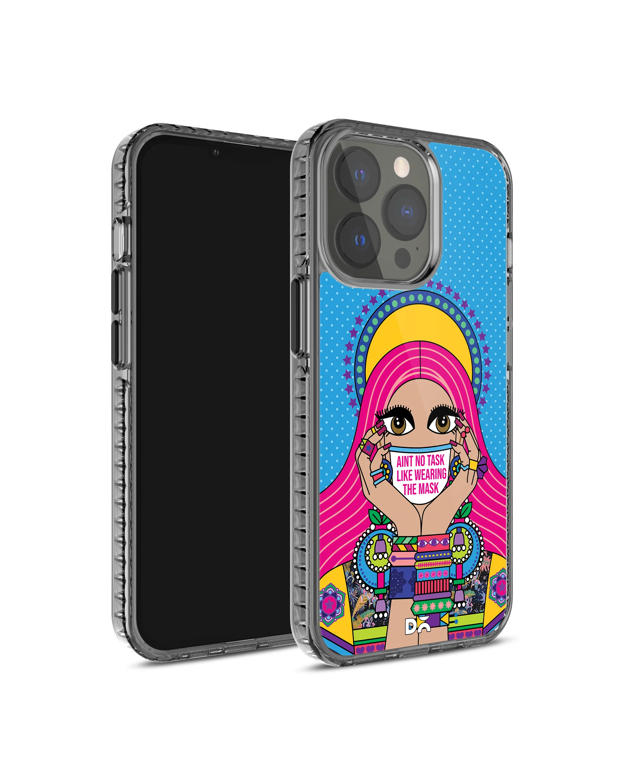 DailyObjects Mask-Up Millennial Stride 2.0 Phone Case Cover For iPhone 15 Pro Max - Image 3
