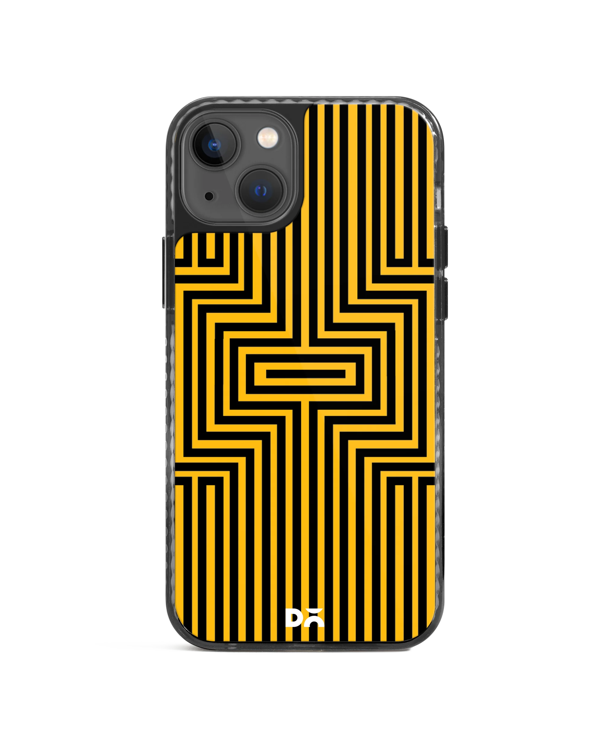 DailyObjects Maze Ochre Stride 2.0 Phone Case Cover For iPhone 15
