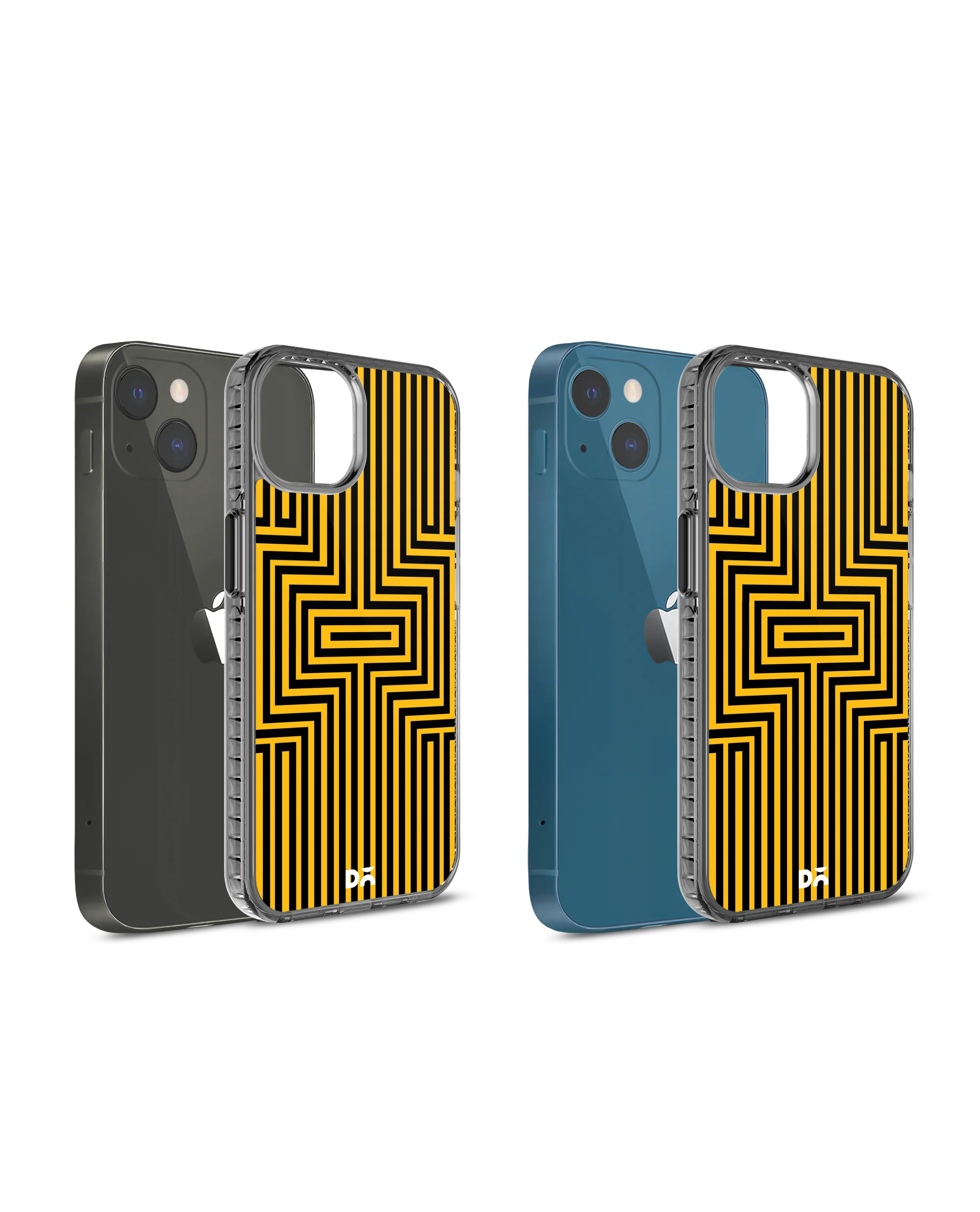 DailyObjects Maze Ochre Stride 2.0 Phone Case Cover For iPhone 15 - Image 5