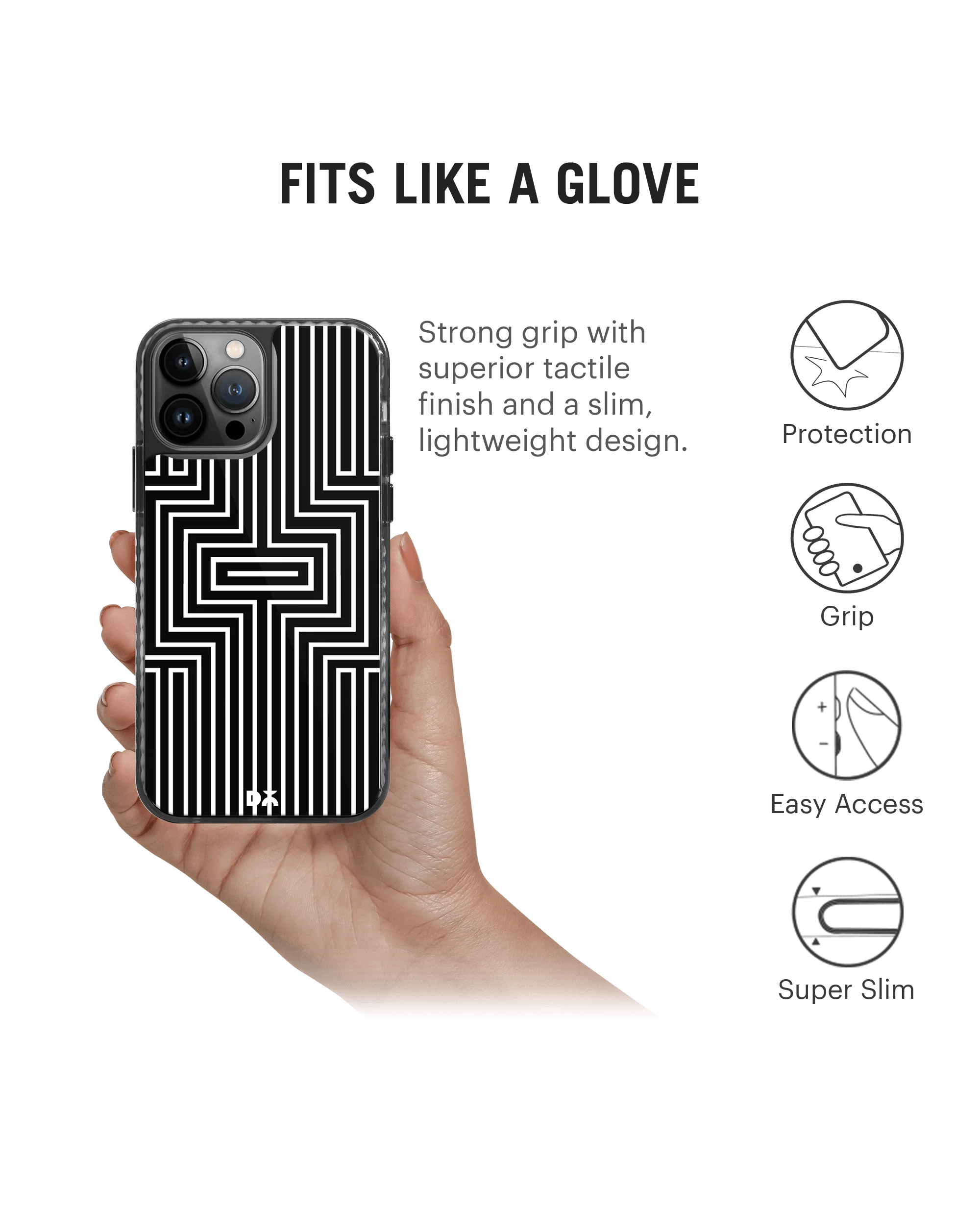 DailyObjects Maze White Stride 2.0 Case Cover For iPhone 13 Pro Max - Image 2