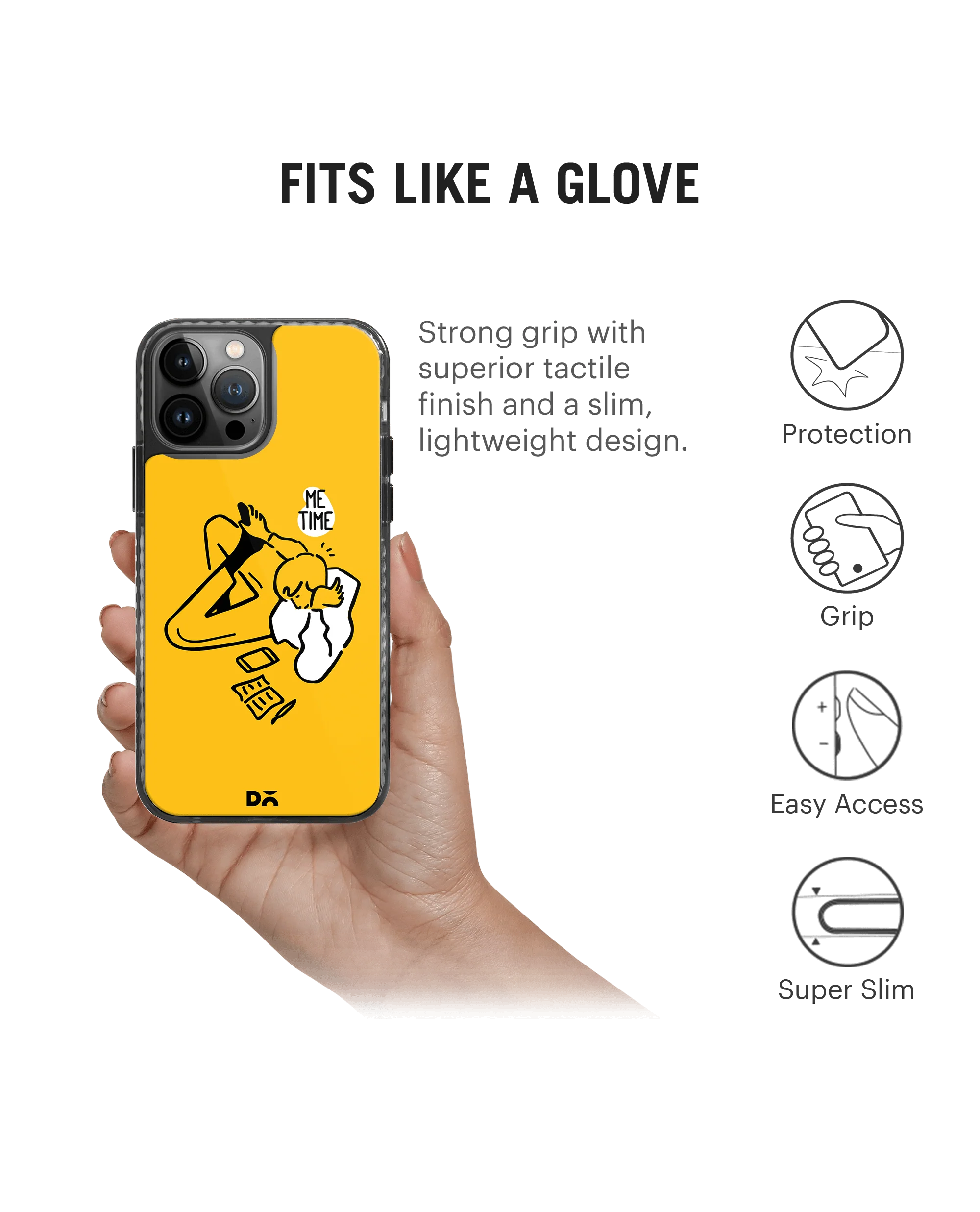 DailyObjects Me Time Stride 2.0 Case Cover For iPhone 13 Pro - Image 2