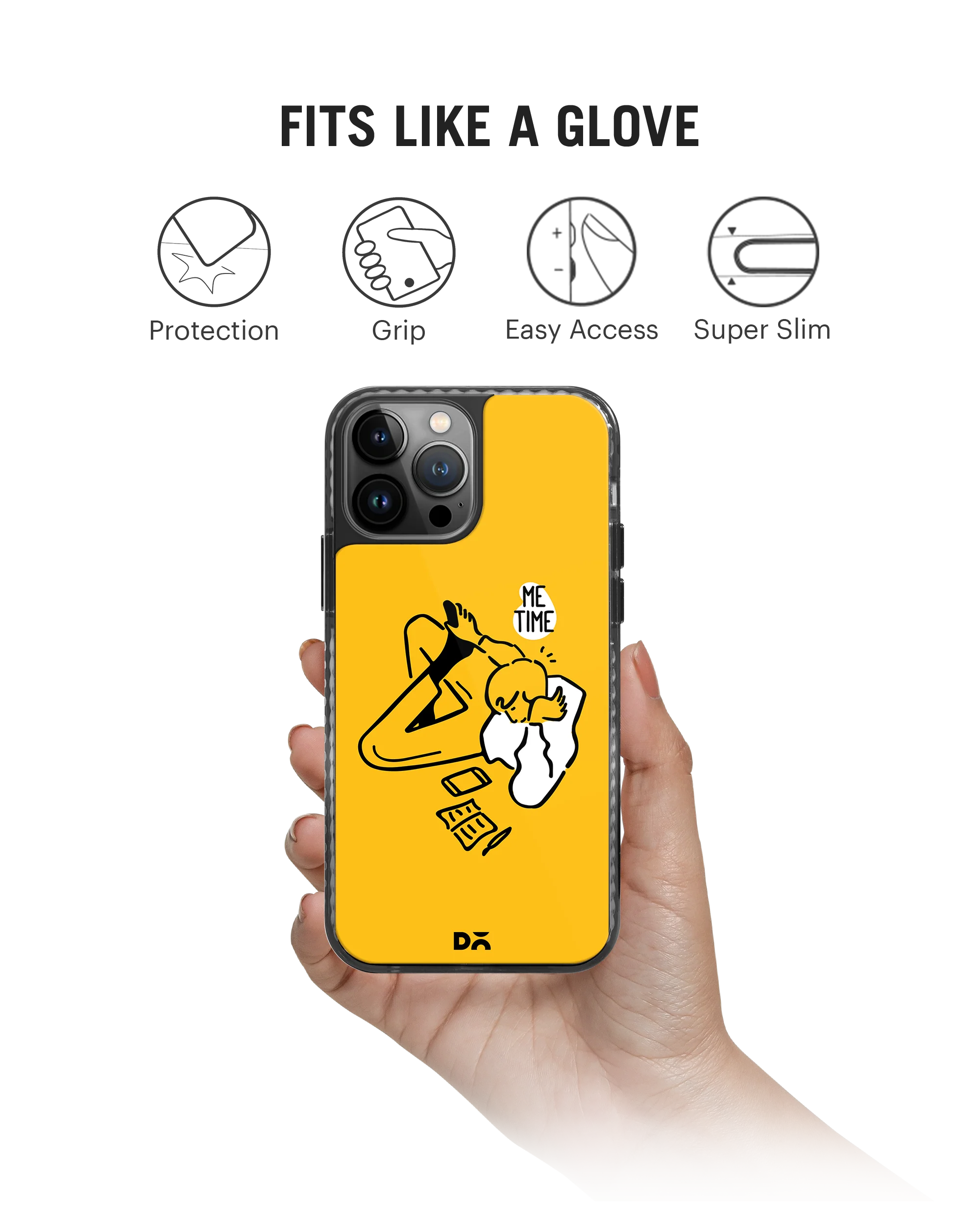 DailyObjects Me Time Stride 2.0 Phone Case Cover For iPhone 15 Pro - Image 2