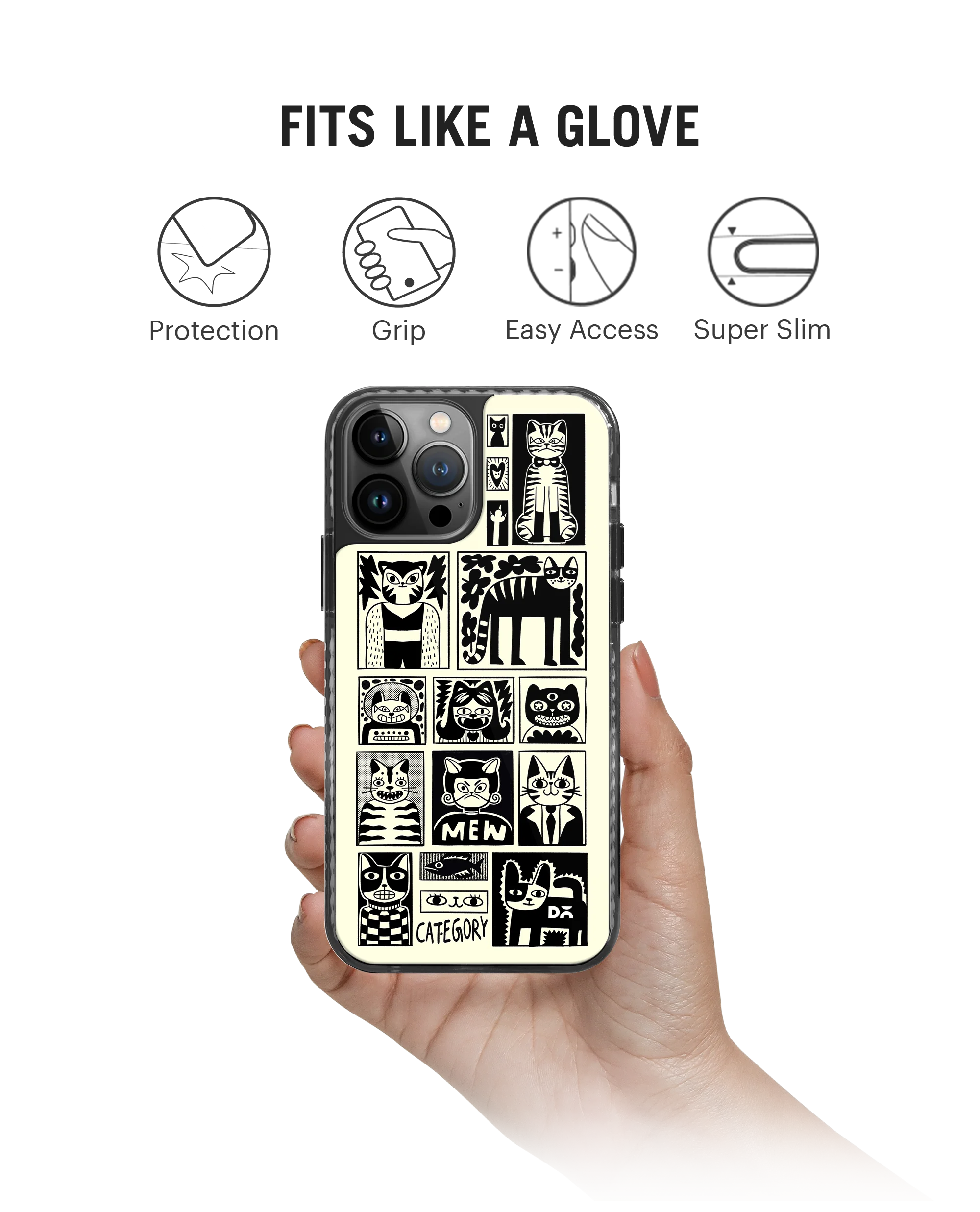 DailyObjects Mew Men Stride 2.0 Phone Case Cover For iPhone 15 Pro - Image 2