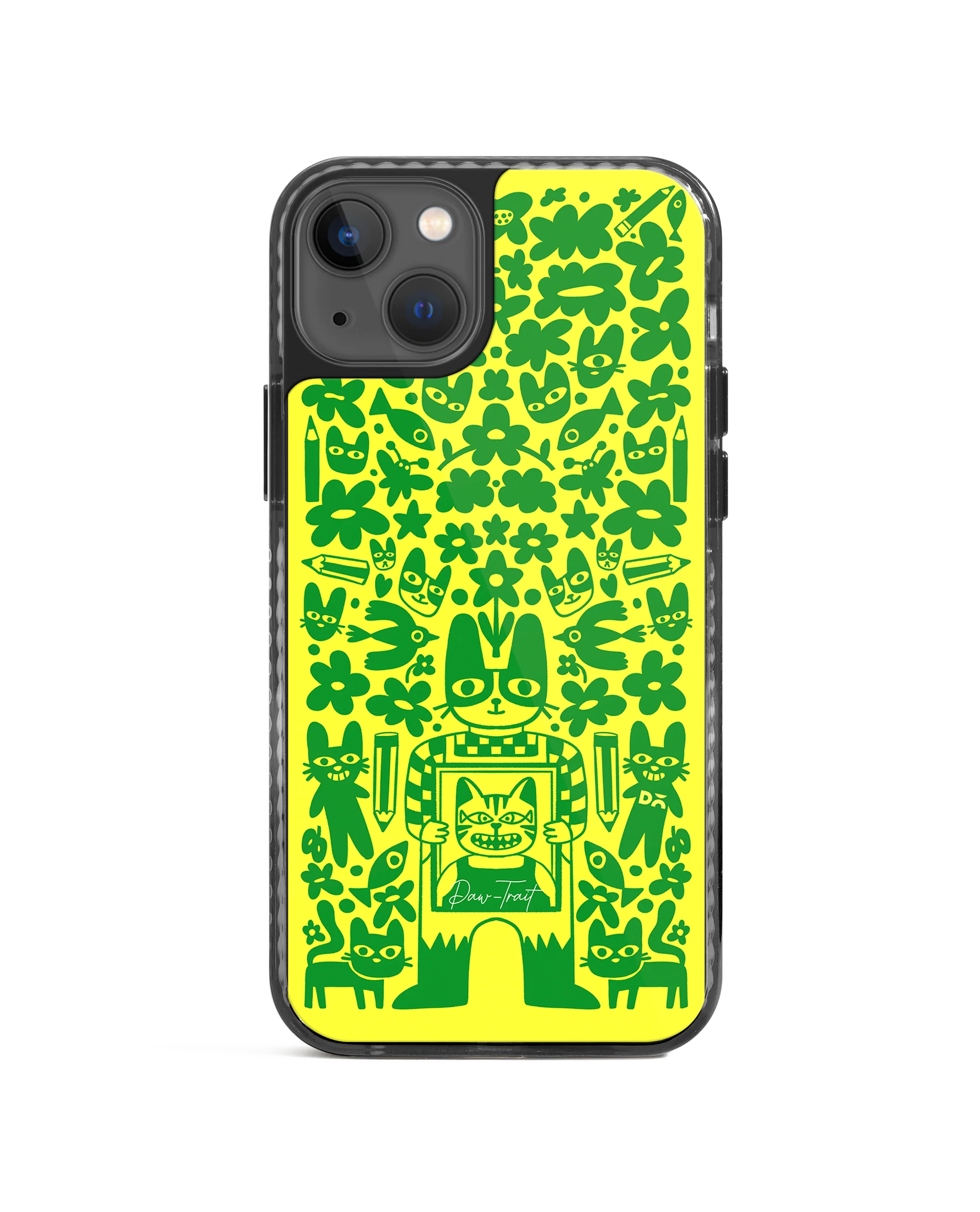 DailyObjects Mew Sketch Stride 2.0 Phone Case Cover For iPhone 15