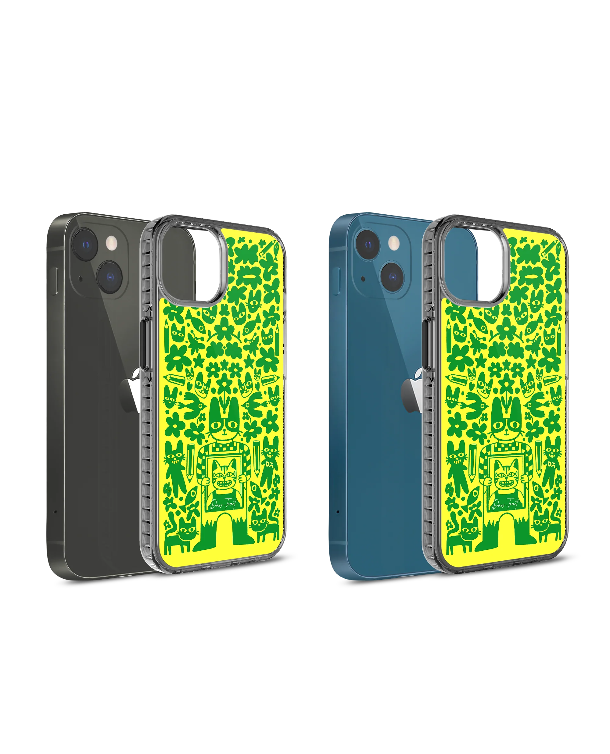 DailyObjects Mew Sketch Stride 2.0 Phone Case Cover For iPhone 15 - Image 5