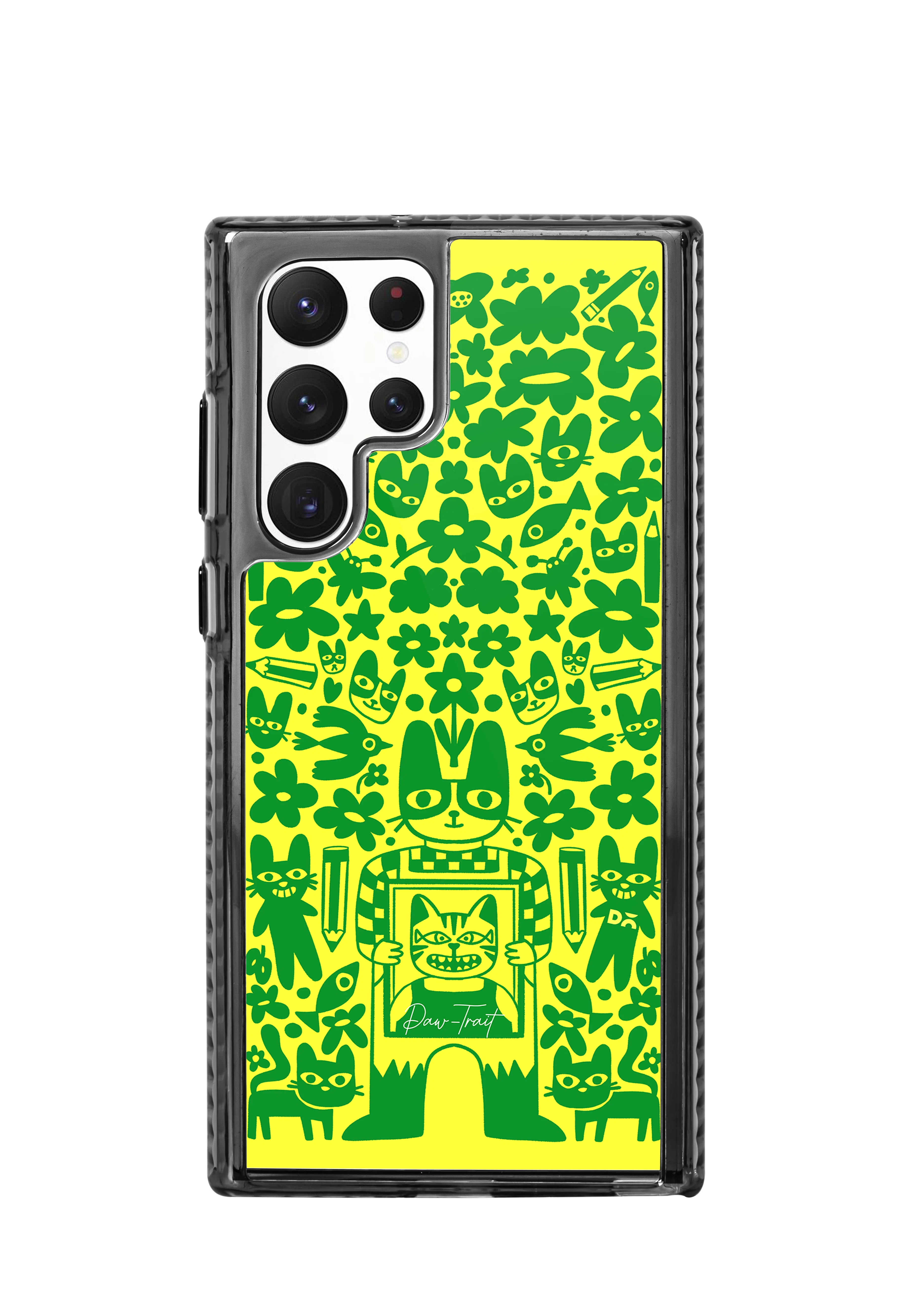 DailyObjects Mew Sketch Stride 2.0 Case Cover For Samsung Galaxy S23 Ultra