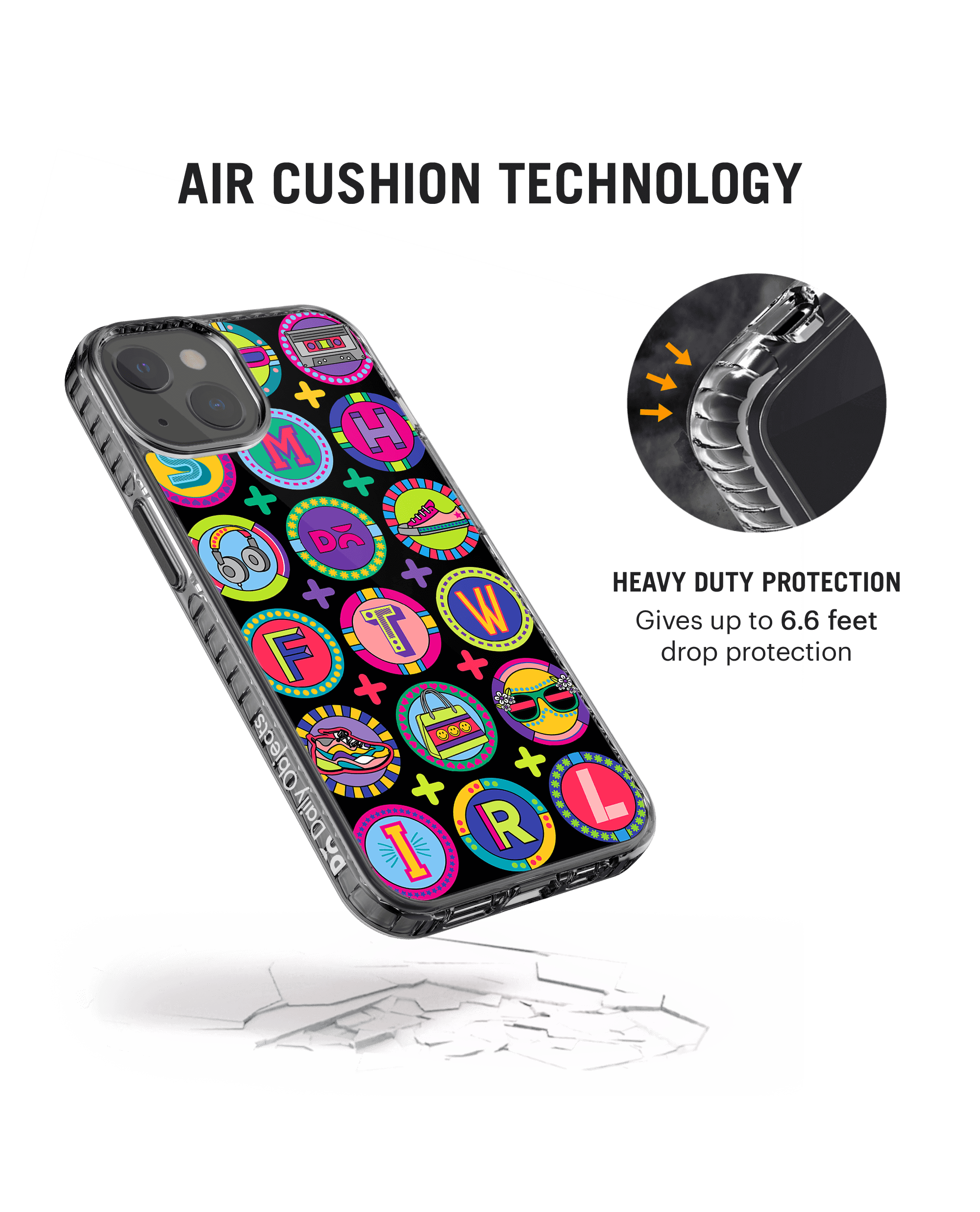 DailyObjects Millennial Lingo Stride 2.0 Phone Case Cover For iPhone 14 Plus - Image 2