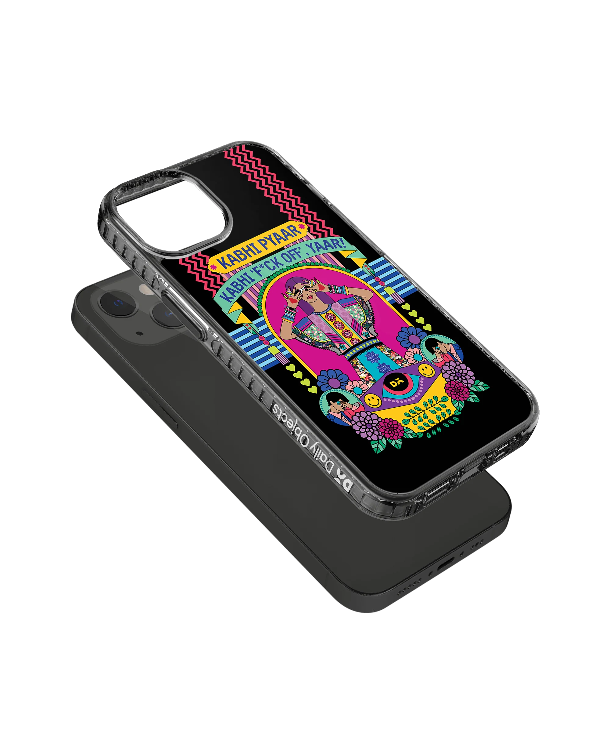 DailyObjects Nasty Pyaar Stride 2.0 Case Cover For iPhone 13 Mini - Image 5