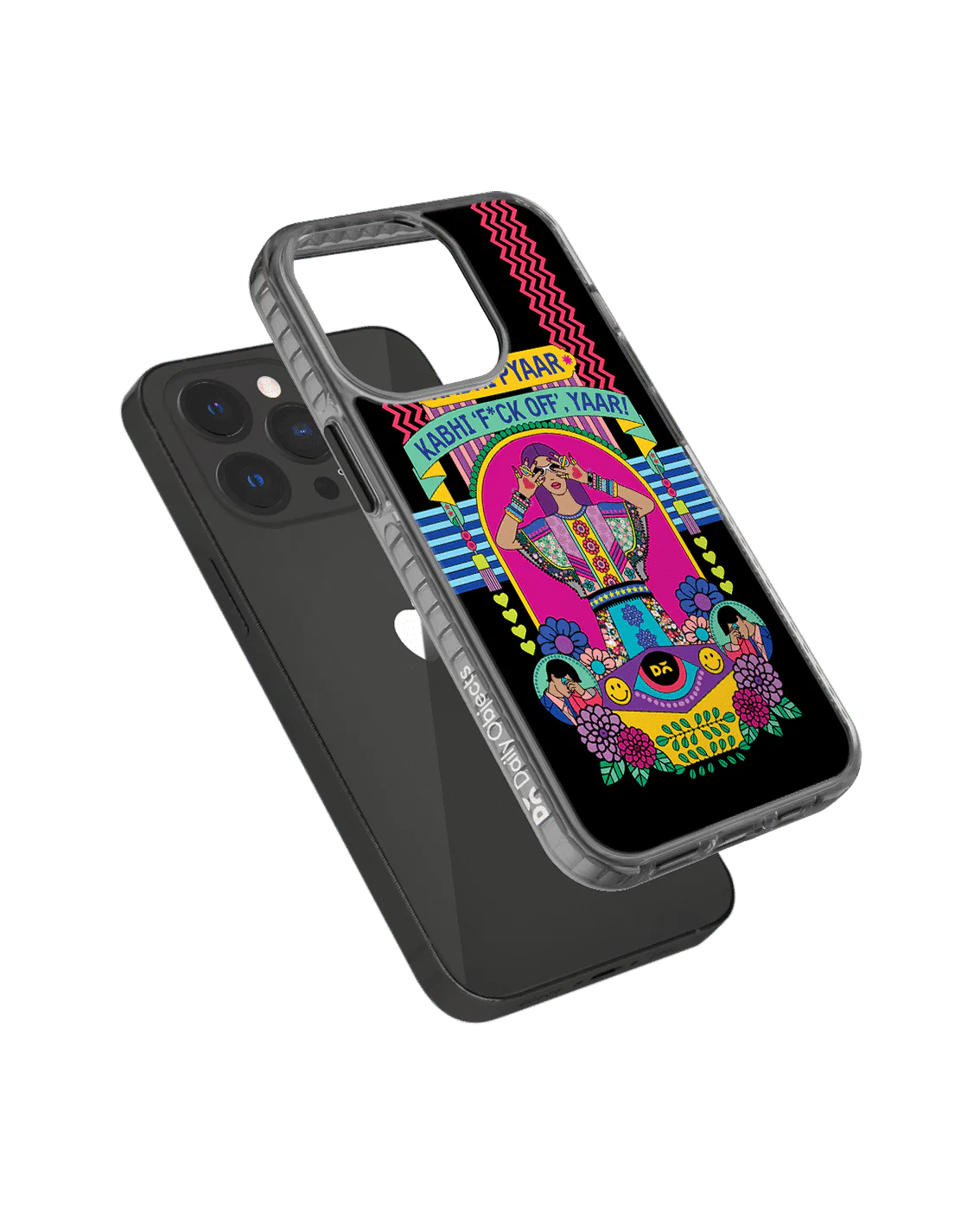 DailyObjects Nasty Pyaar Stride 2.0 Phone Case Cover For iPhone 14 Pro Max - Image 5