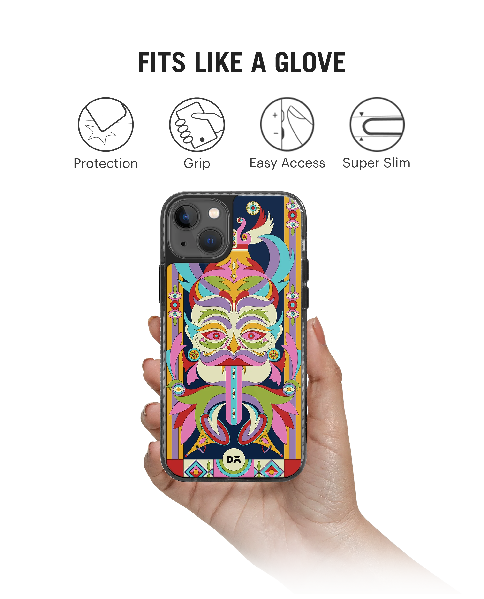 DailyObjects Nazar Mela Stride 2.0 Phone Case Cover For iPhone 15 Plus - Image 2