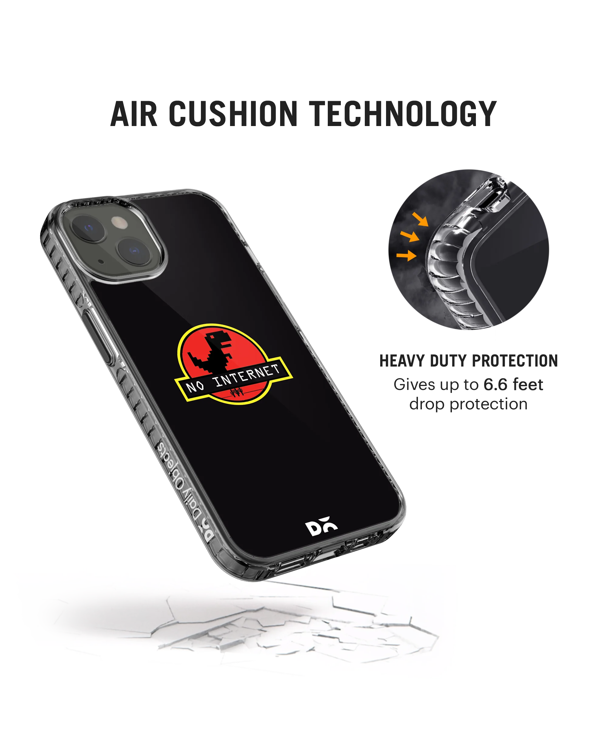 DailyObjects No Internet Stride 2.0 Phone Case Cover For iPhone 15 - Image 6
