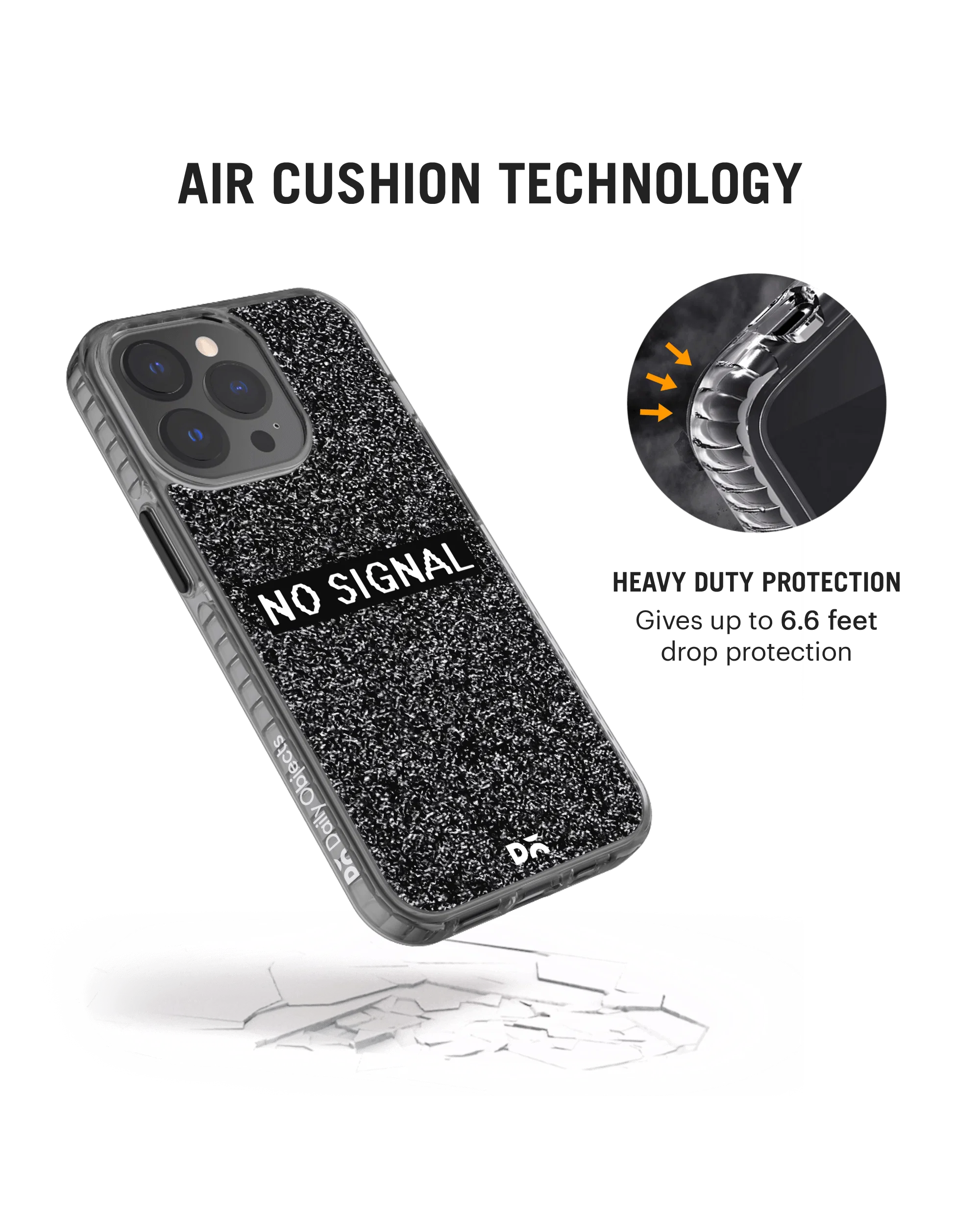 DailyObjects No Signal Stride 2.0 Case Cover For iPhone 13 Pro - Image 5