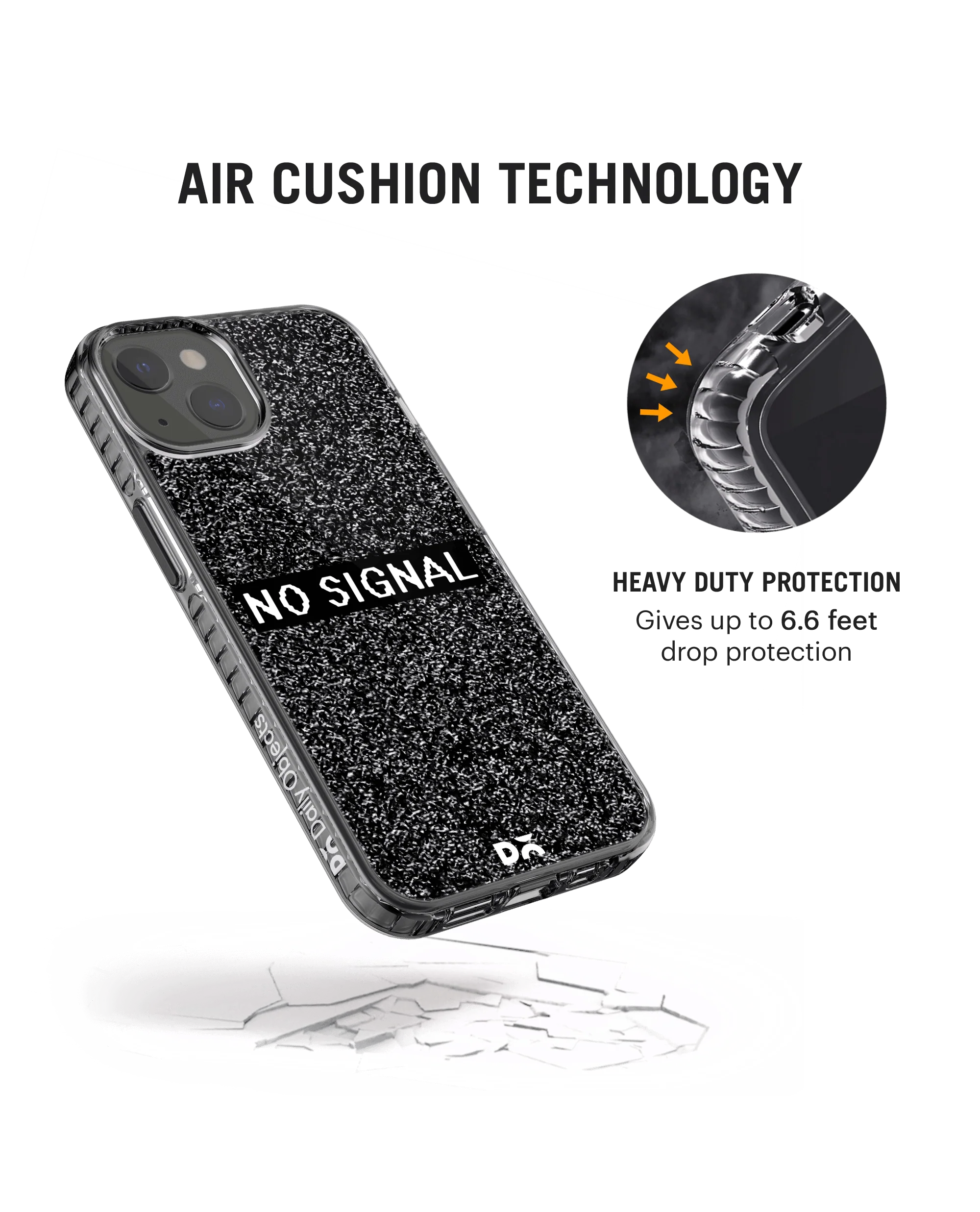 DailyObjects No Signal Stride 2.0 Phone Case Cover For iPhone 14 - Image 2