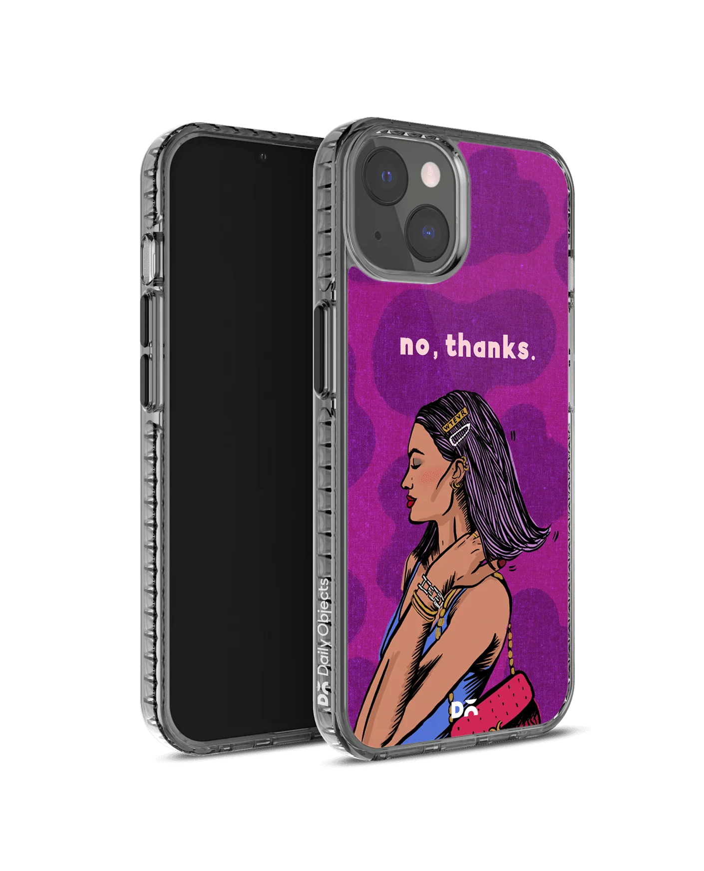 DailyObjects No thanks Stride 2.0 Case Cover For iPhone 13 - Image 3