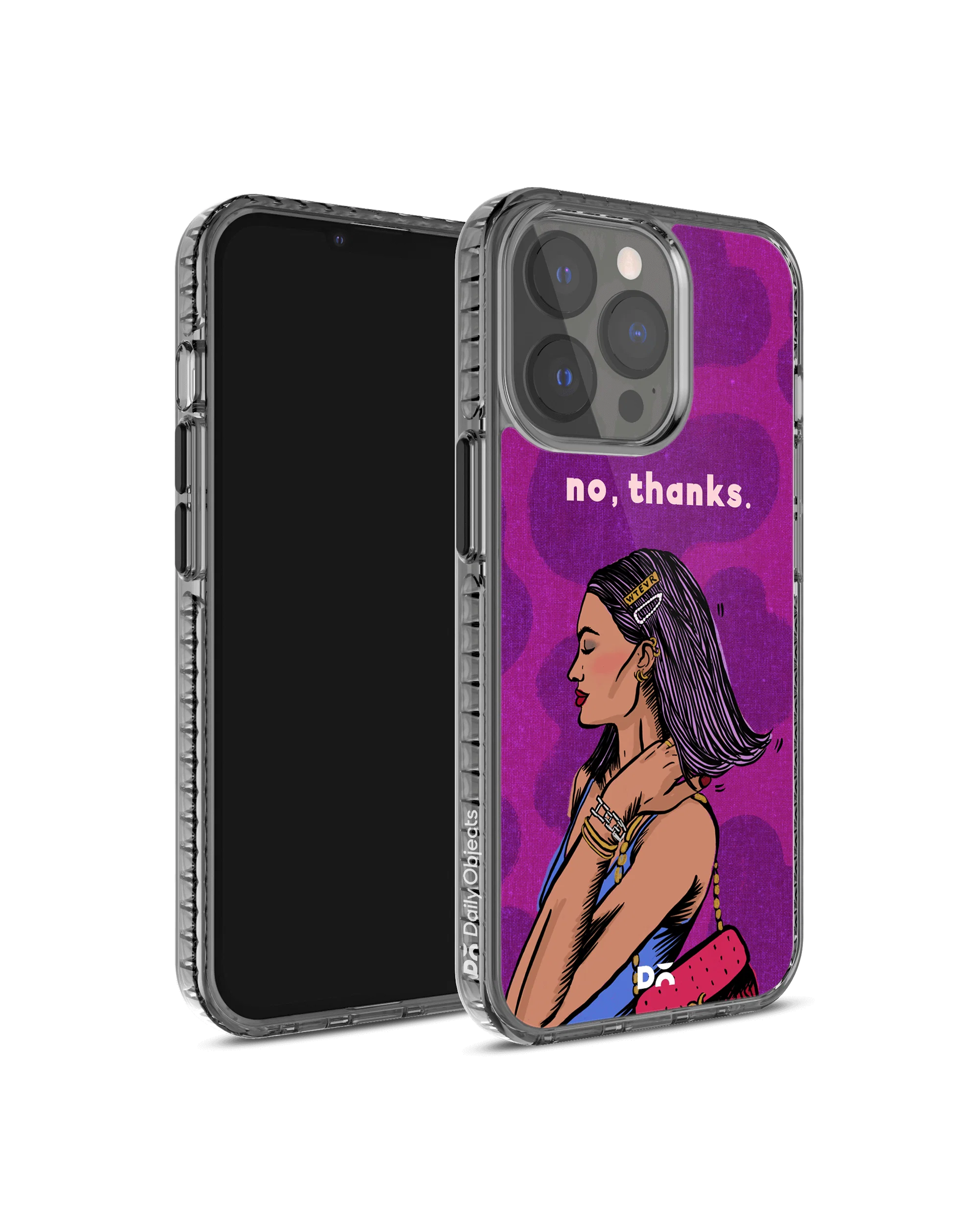 DailyObjects No thanks Stride 2.0 Phone Case Cover For iPhone 14 Pro - Image 3