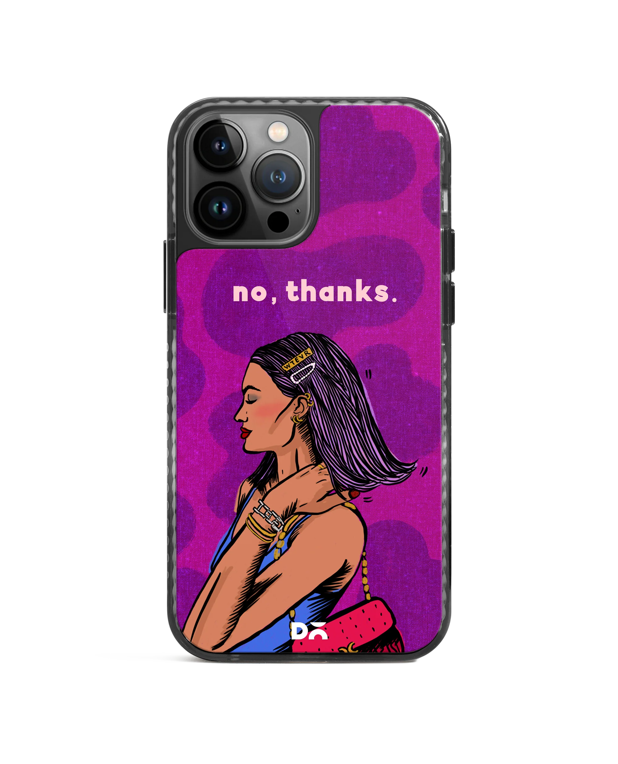 DailyObjects No thanks Stride 2.0 Phone Case Cover For iPhone 15 Pro Max