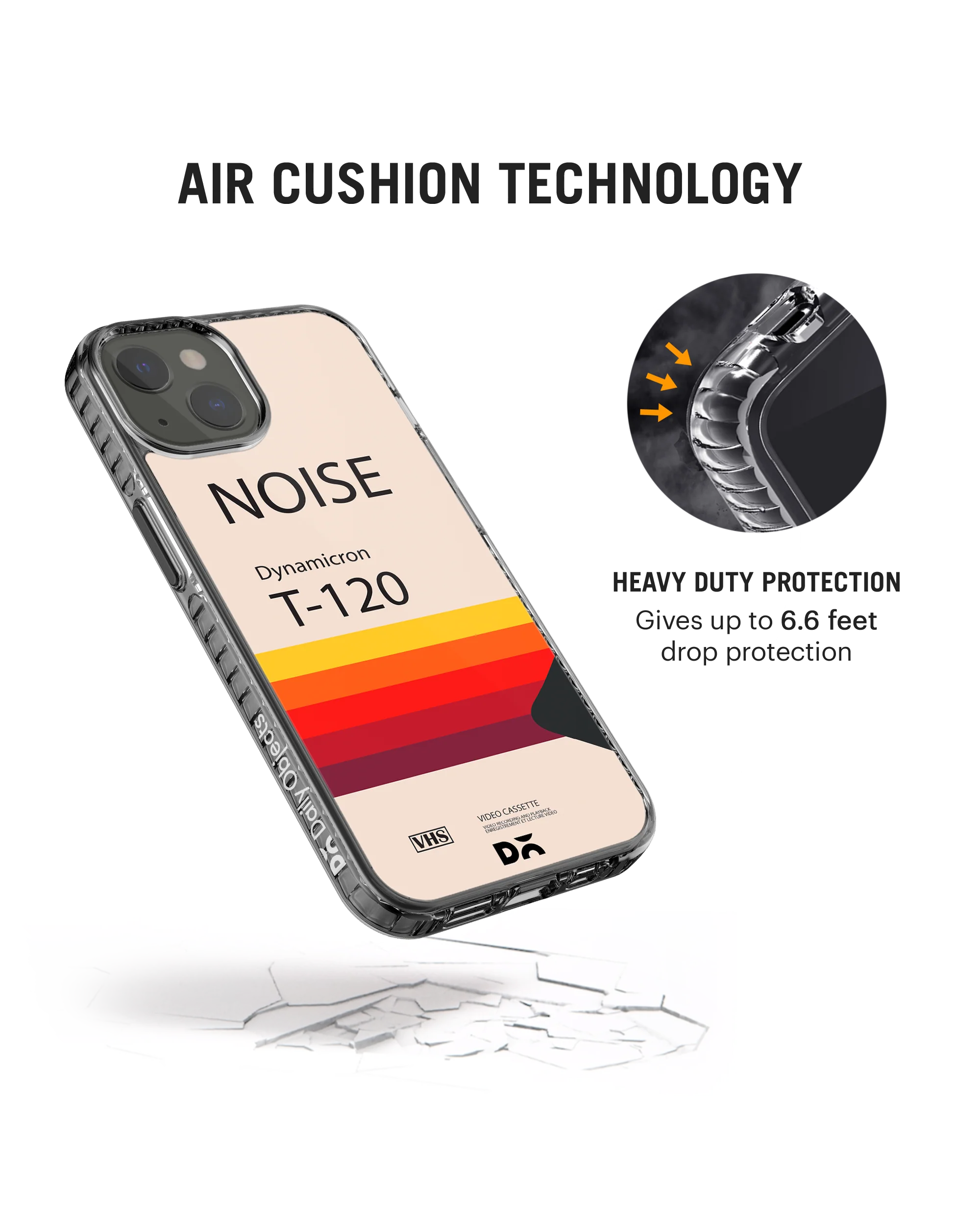 DailyObjects Noise VHS Stride 2.0 Phone Case Cover For iPhone 15 - Image 6