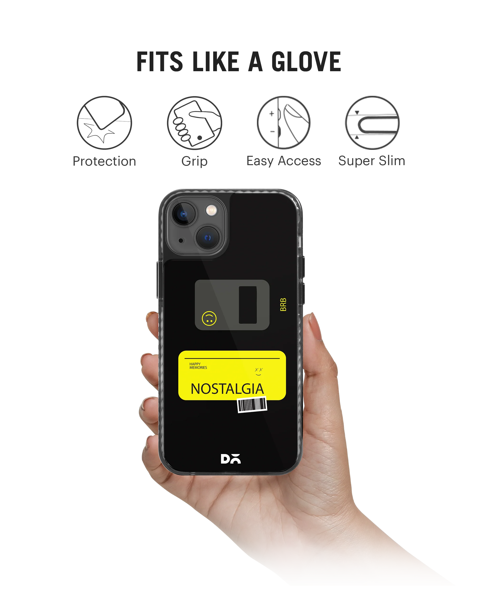 DailyObjects Nostalgia BRB Stride 2.0 Phone Case Cover For iPhone 15 Plus - Image 2