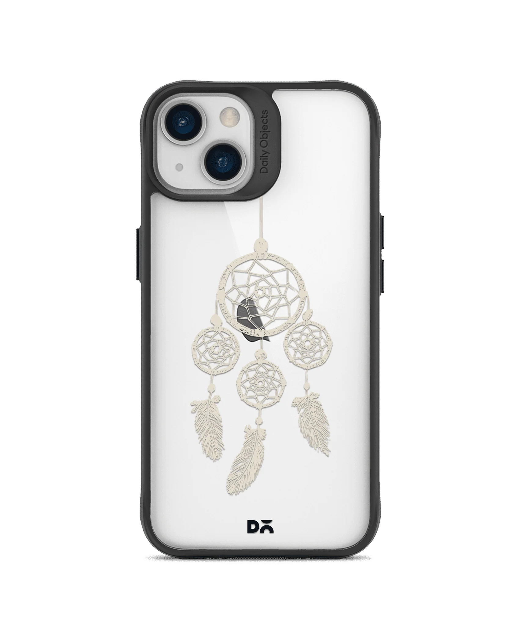 DailyObjects Off White Dreams Black Hybrid Clear Case Cover For iPhone 13 Mini
