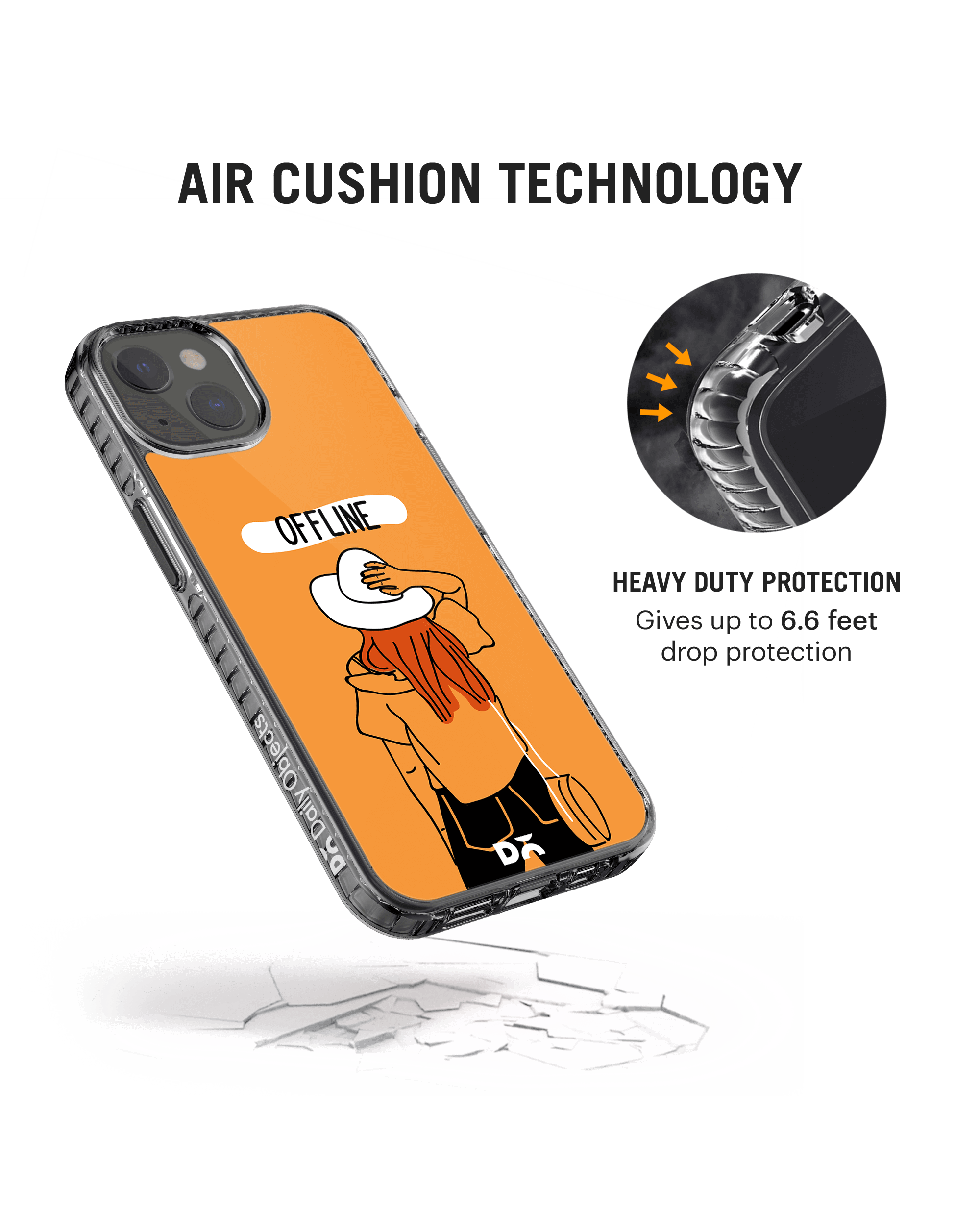 DailyObjects Offline Stride 2.0 Phone Case Cover For iPhone 14 - Image 2