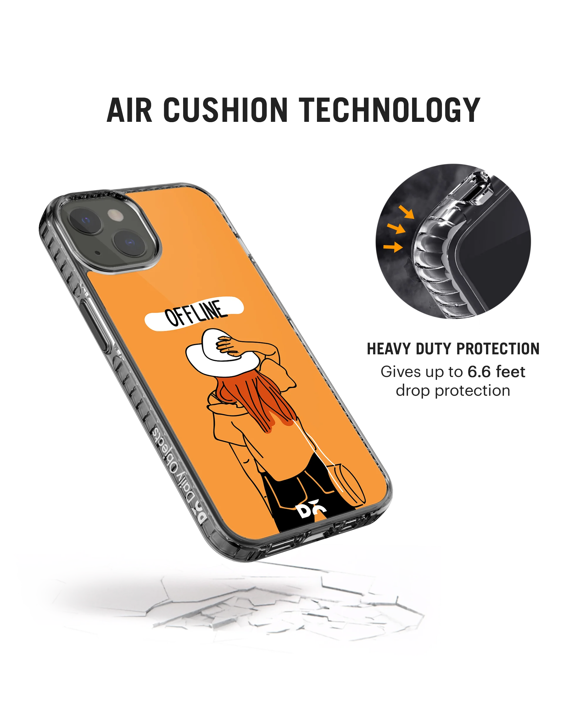 DailyObjects Offline Stride 2.0 Phone Case Cover For iPhone 15 Plus - Image 6